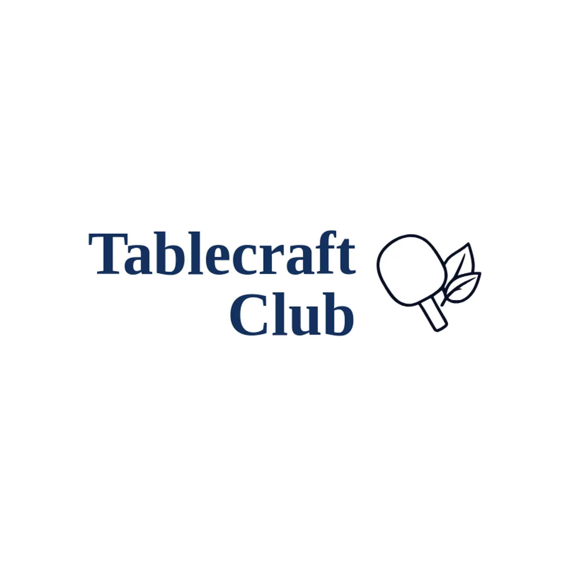Tablecraft Club logo for ping pong