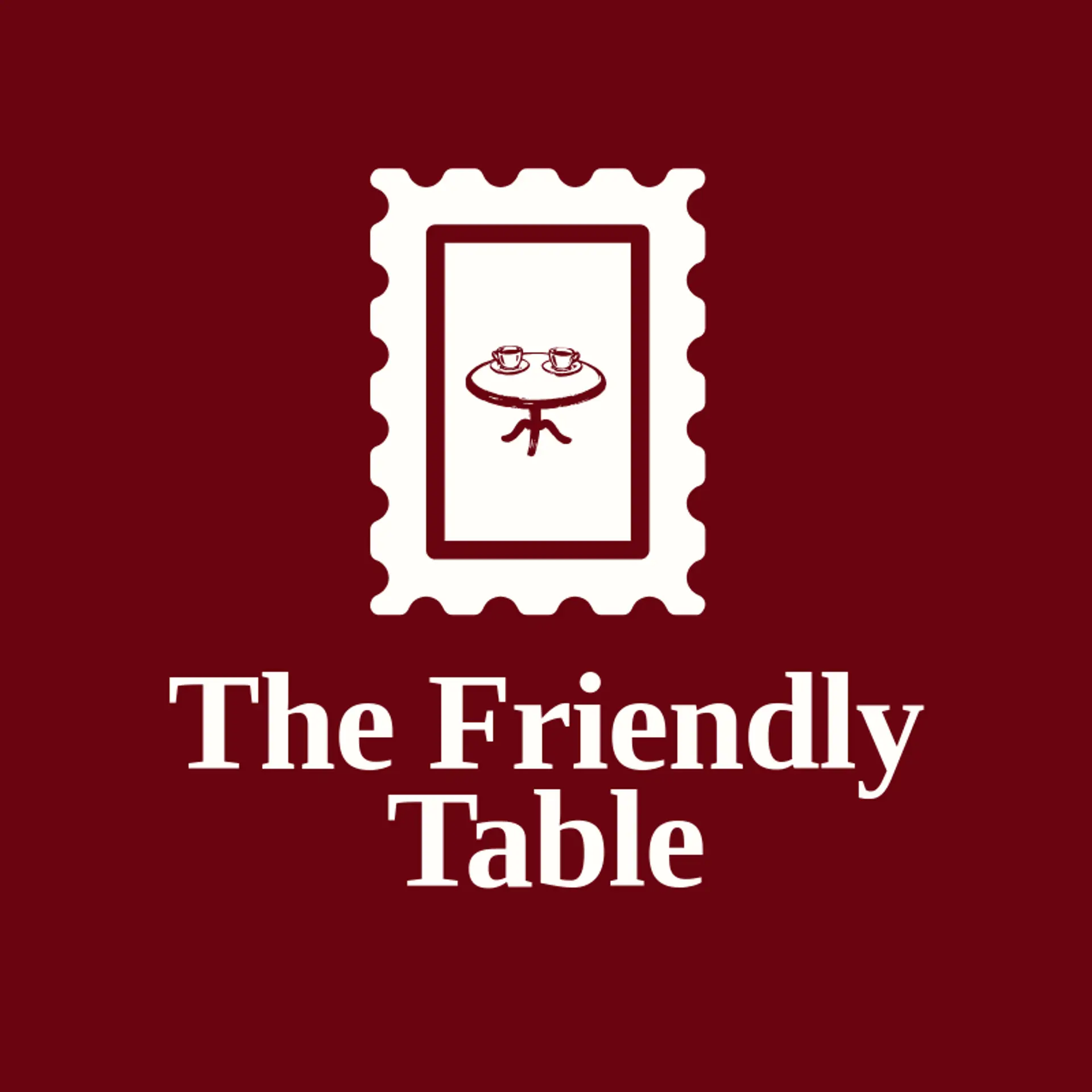 The Friendly Table logo for social club
