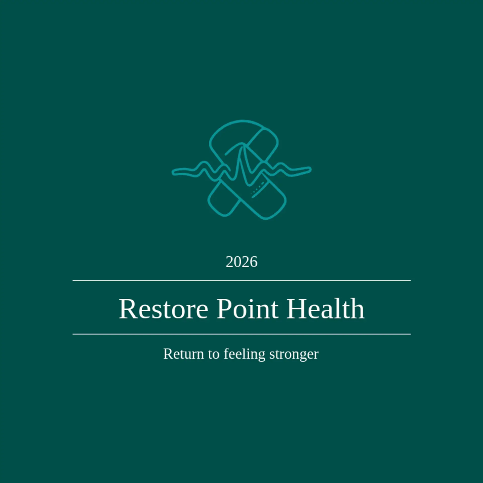Restore Point Health logo for health care