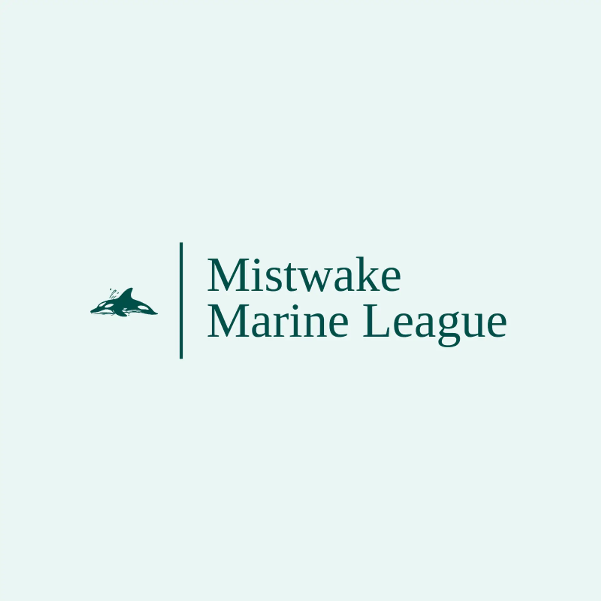 Mistwake Marine League logo for orca
