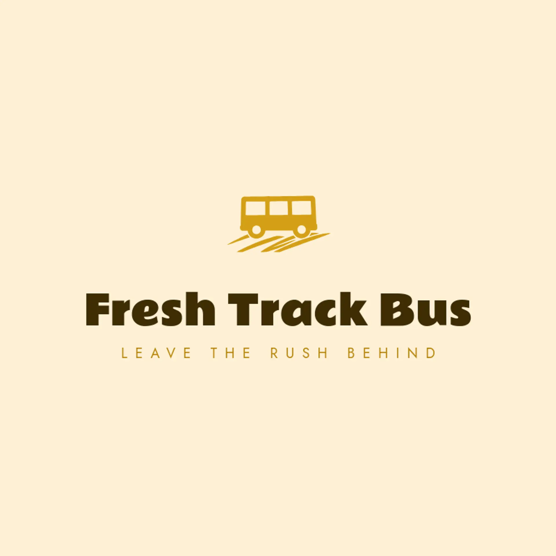 Fresh Track Bus logo for bus