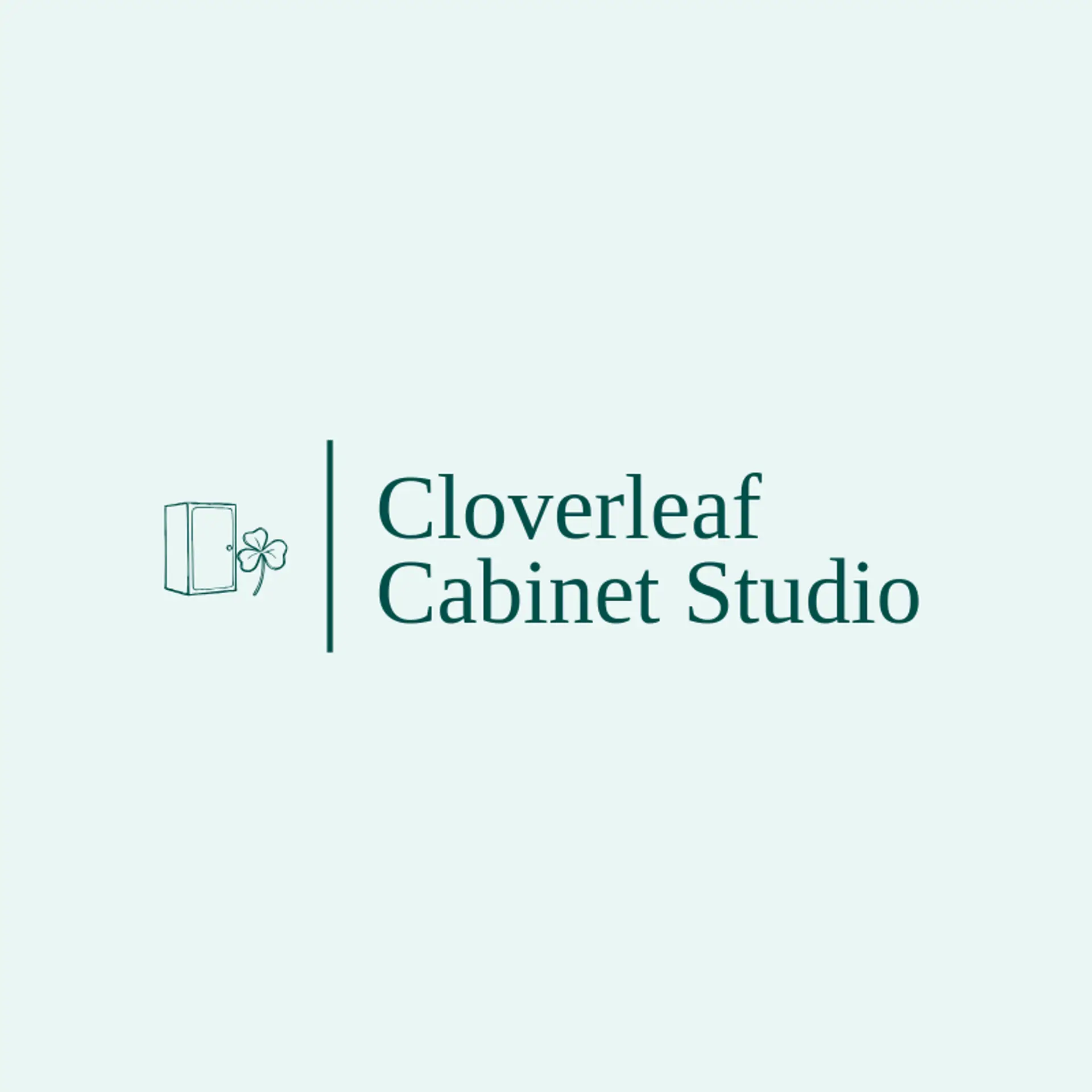Cloverleaf Cabinet Studio logo for cabinet