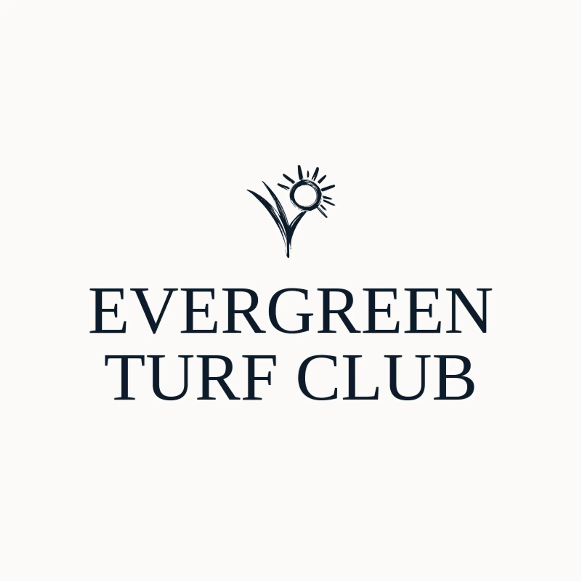 Evergreen Turf Club logo for lawncare