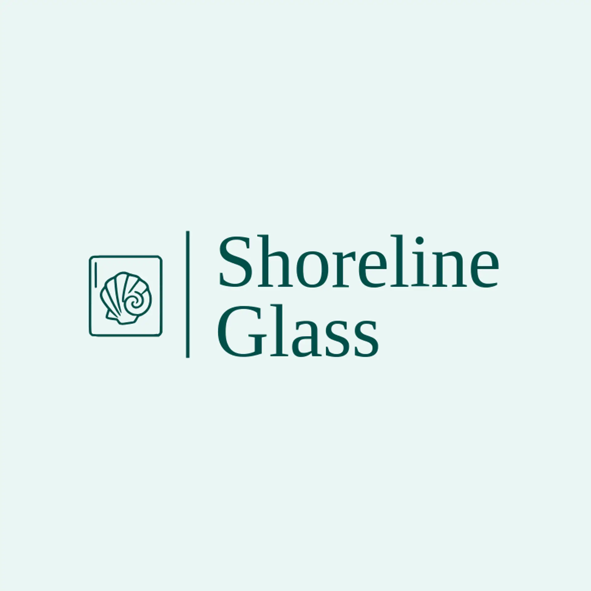 Shoreline Glass logo for glass