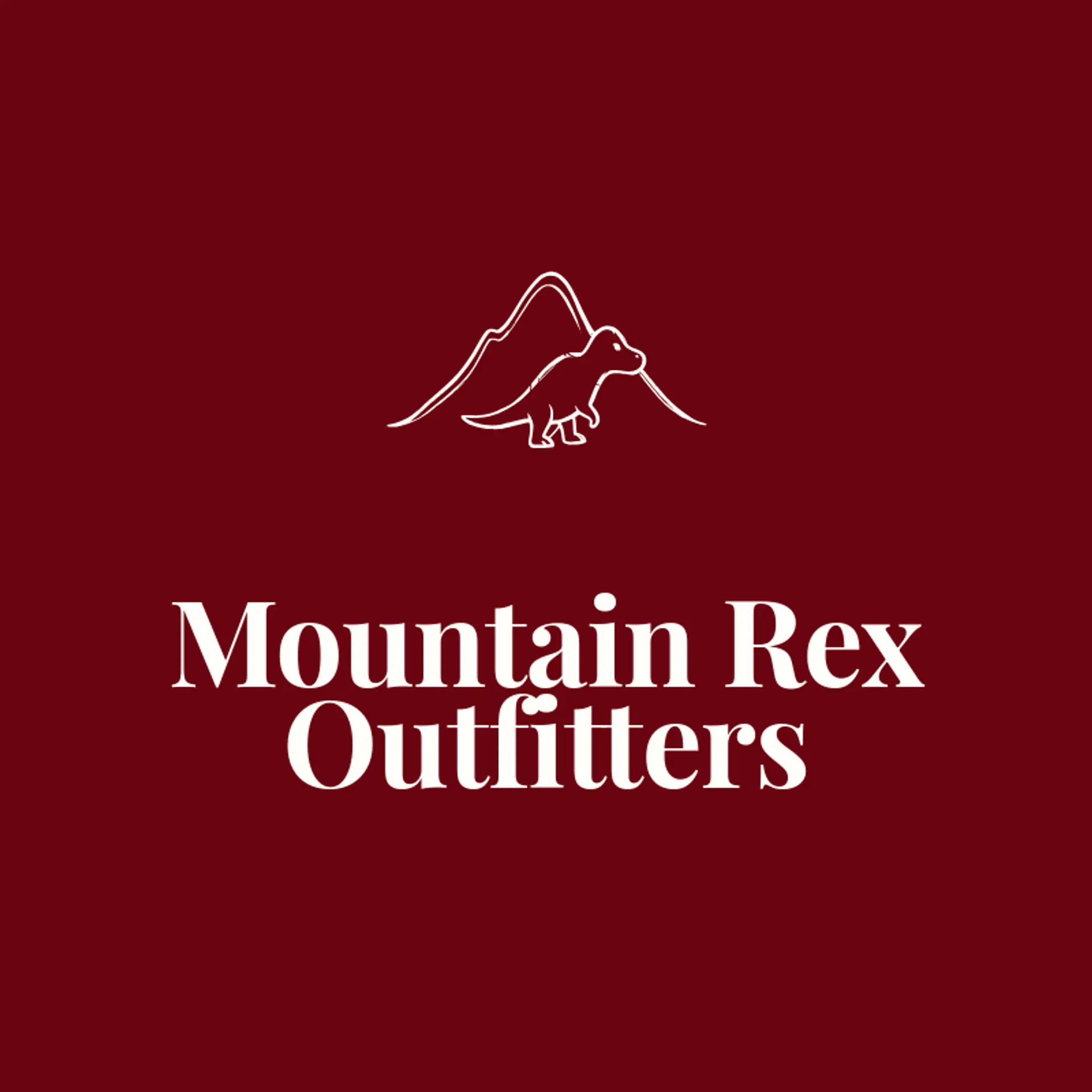 Mountain Rex Outfitters logo for dinosaur