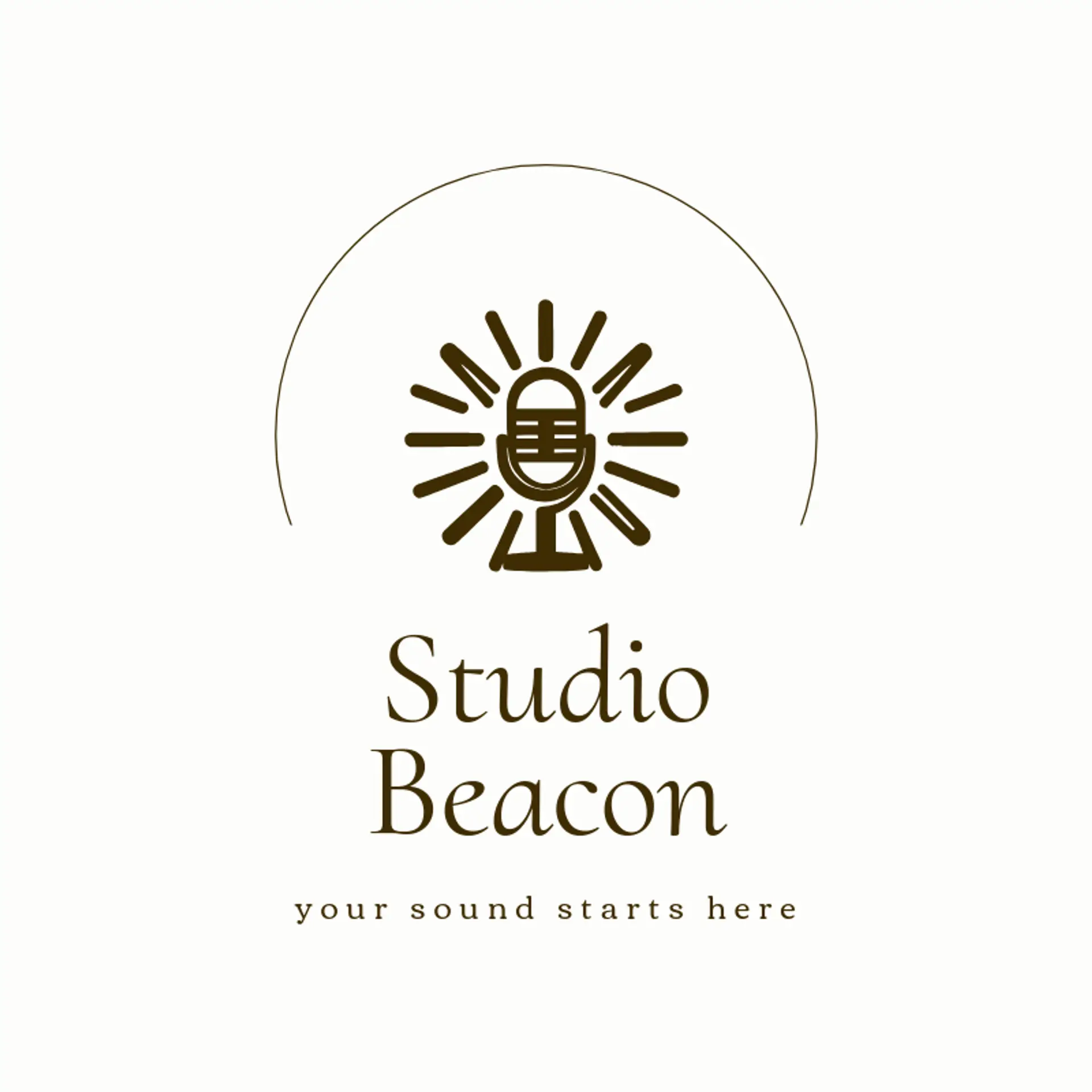 Studio Beacon logo for audio
