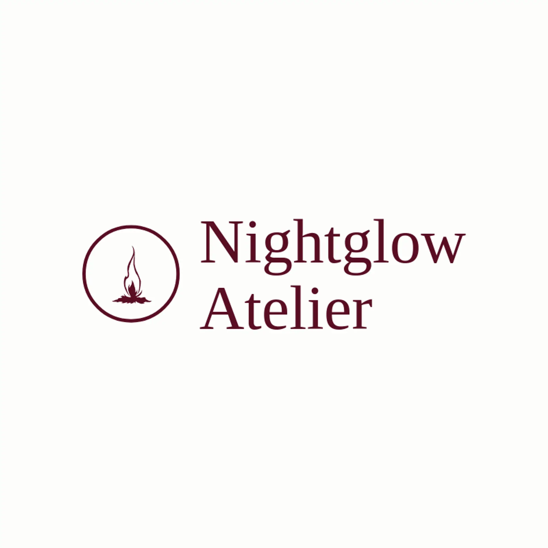 Nightglow Atelier logo for ember