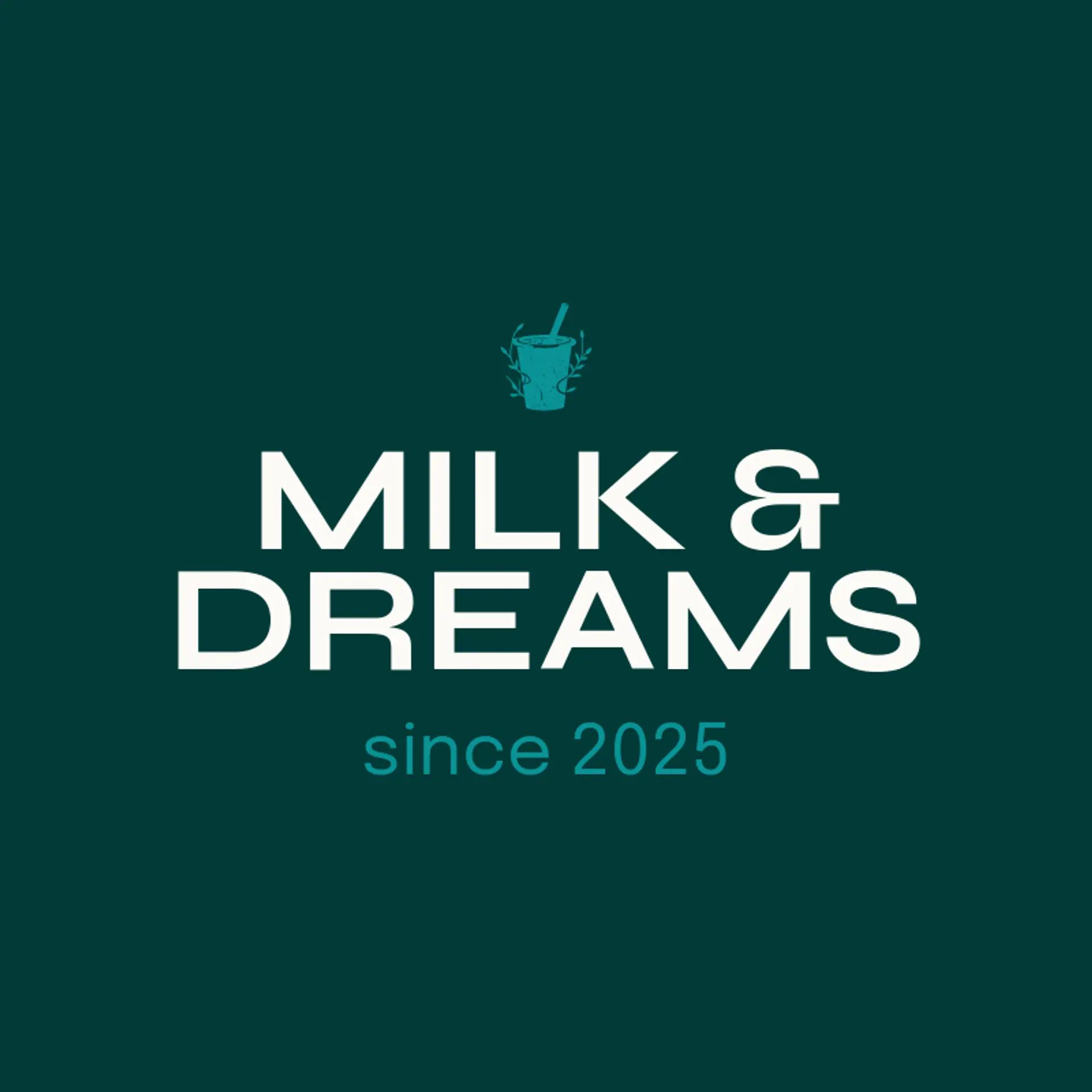 Milk & Dreams logo for milk tea