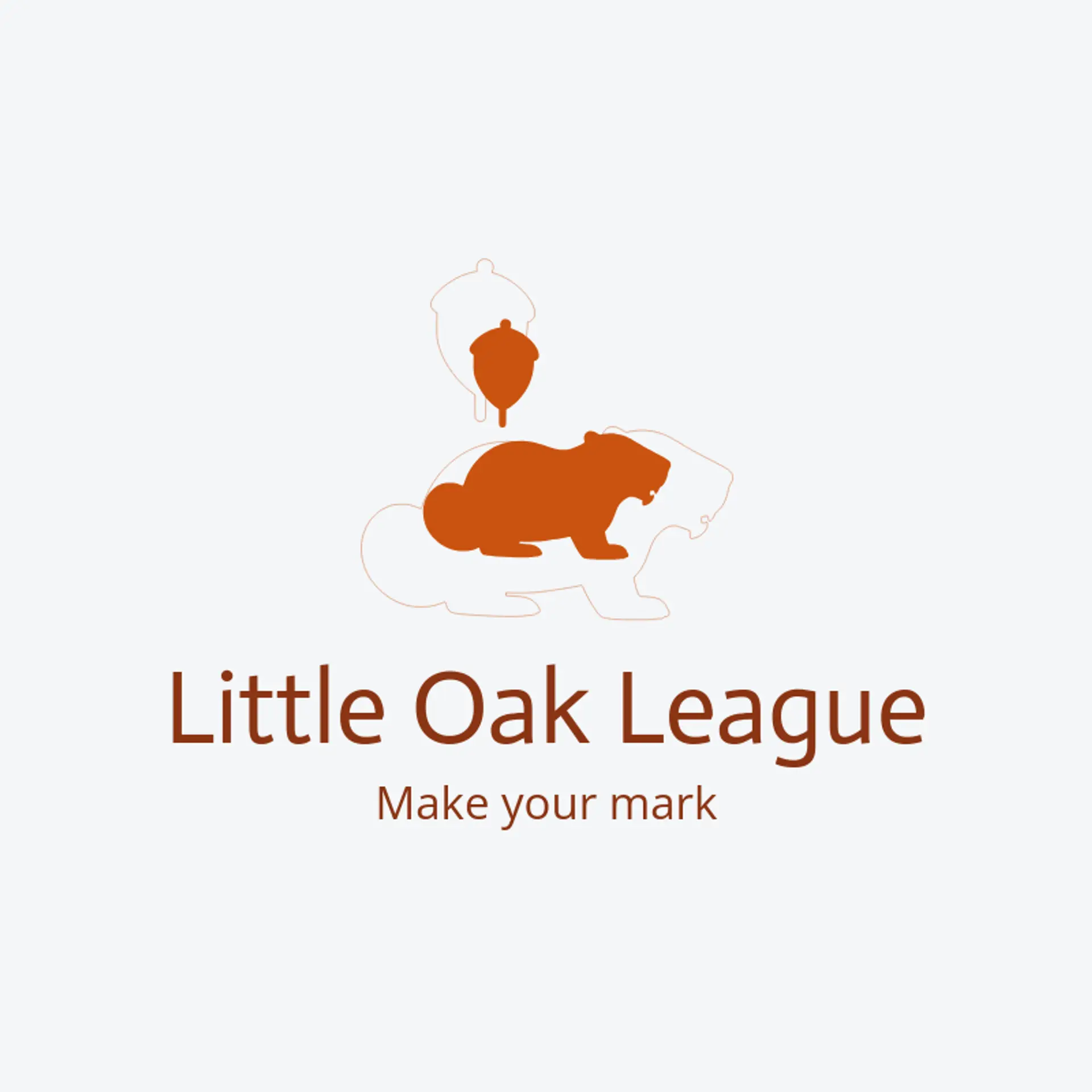 Little Oak League logo for beaver
