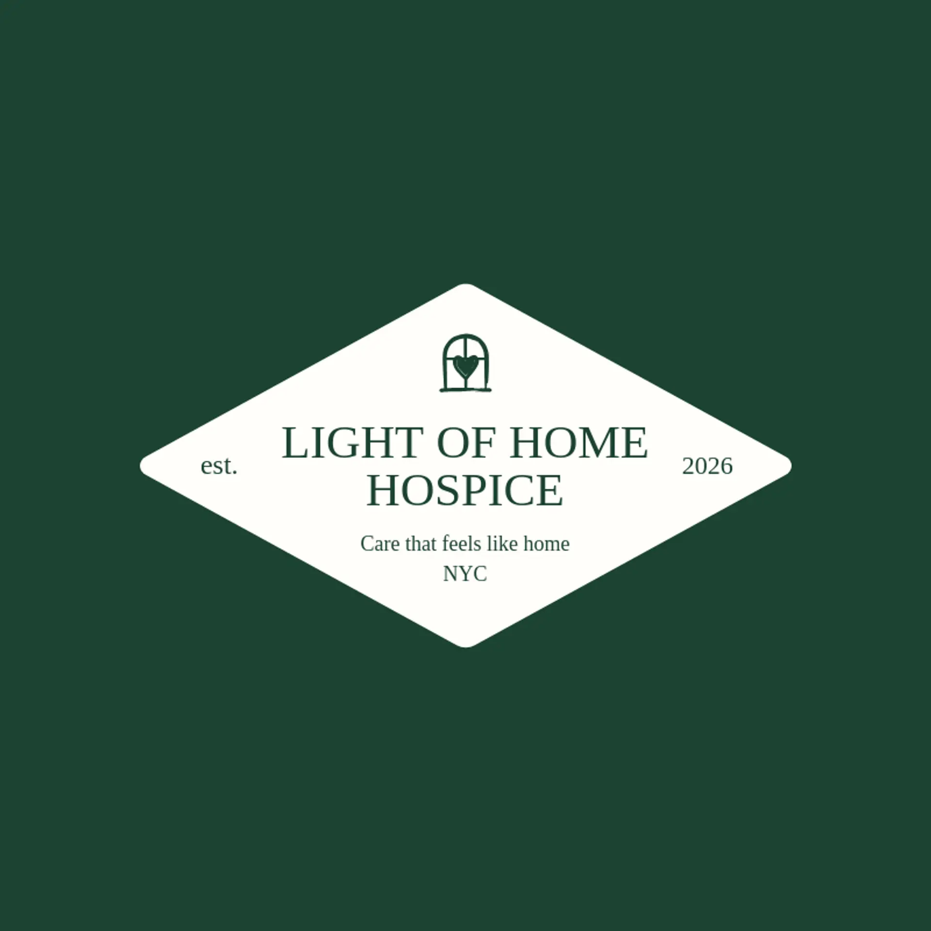 Light of Home Hospice logo for hospice
