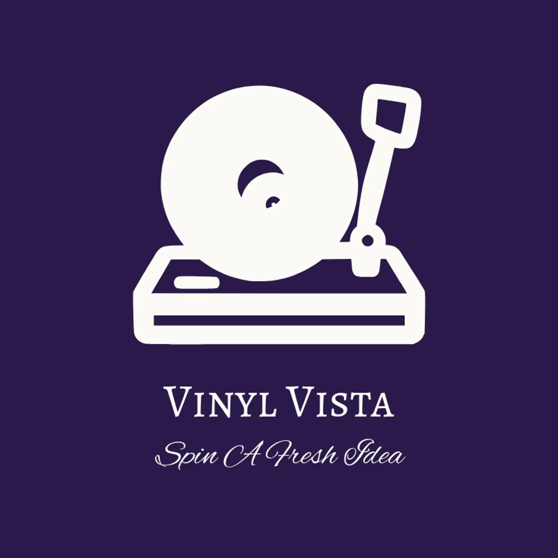 Vinyl Vista logo for audio
