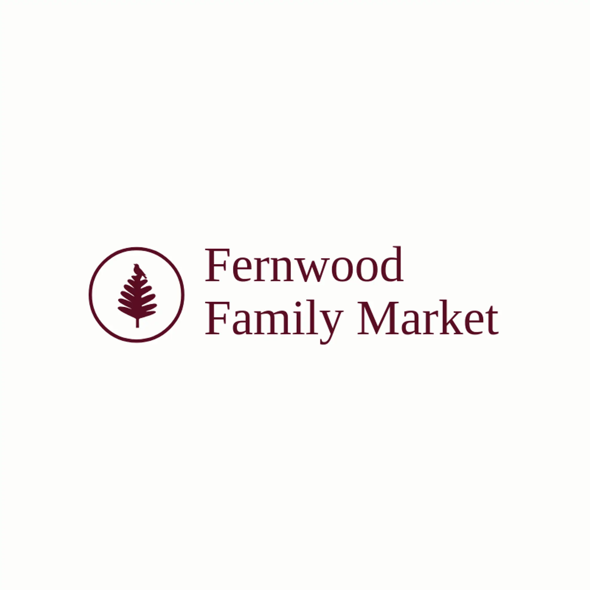 Fernwood Family Market logo for natural