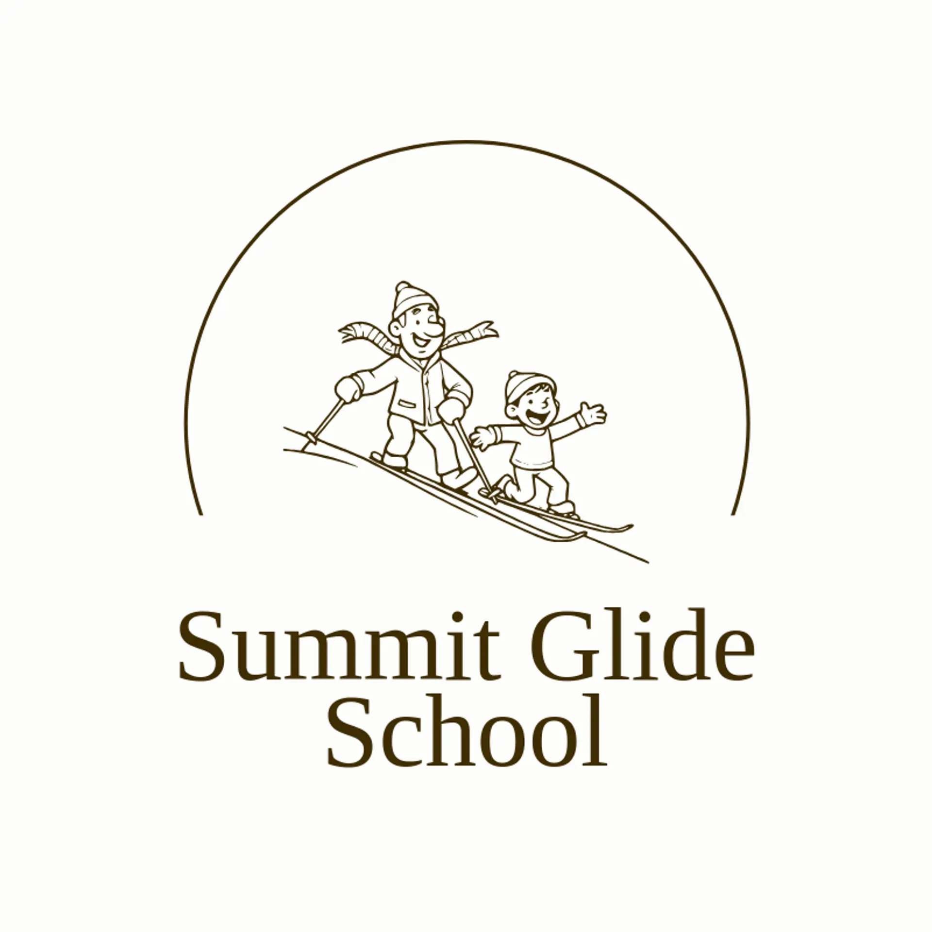 Summit Glide School logo for skiing