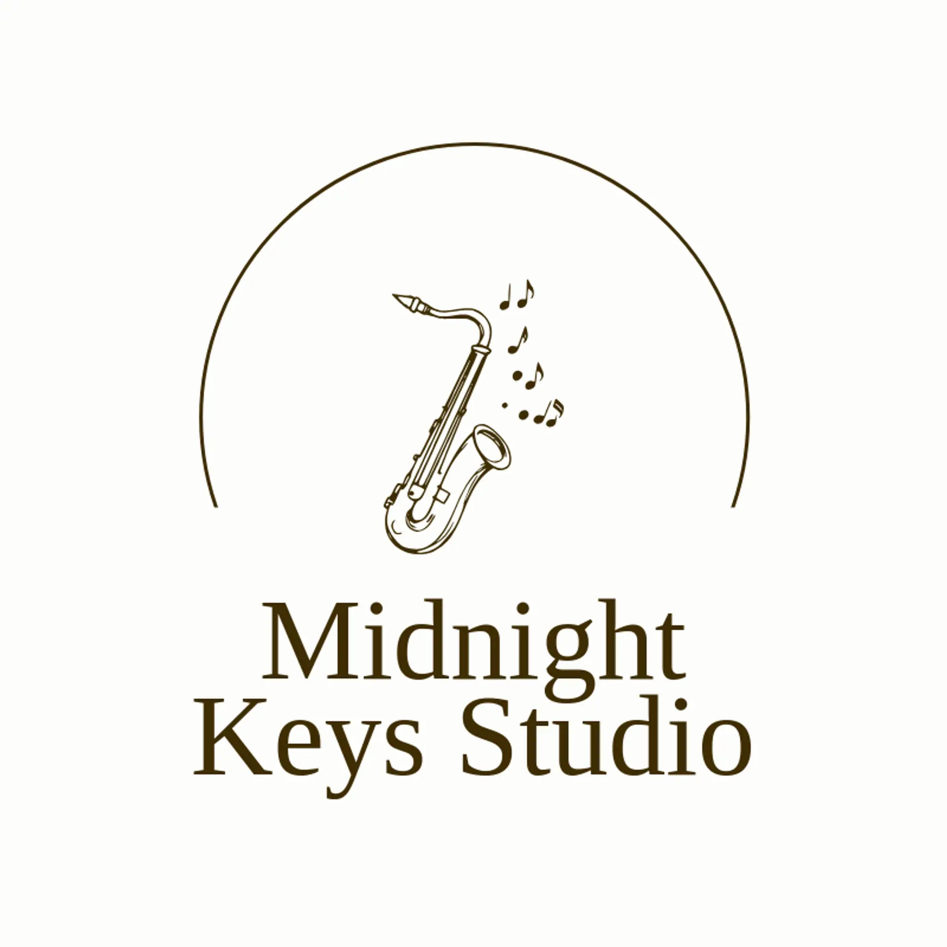 Midnight Keys Studio logo for jazz