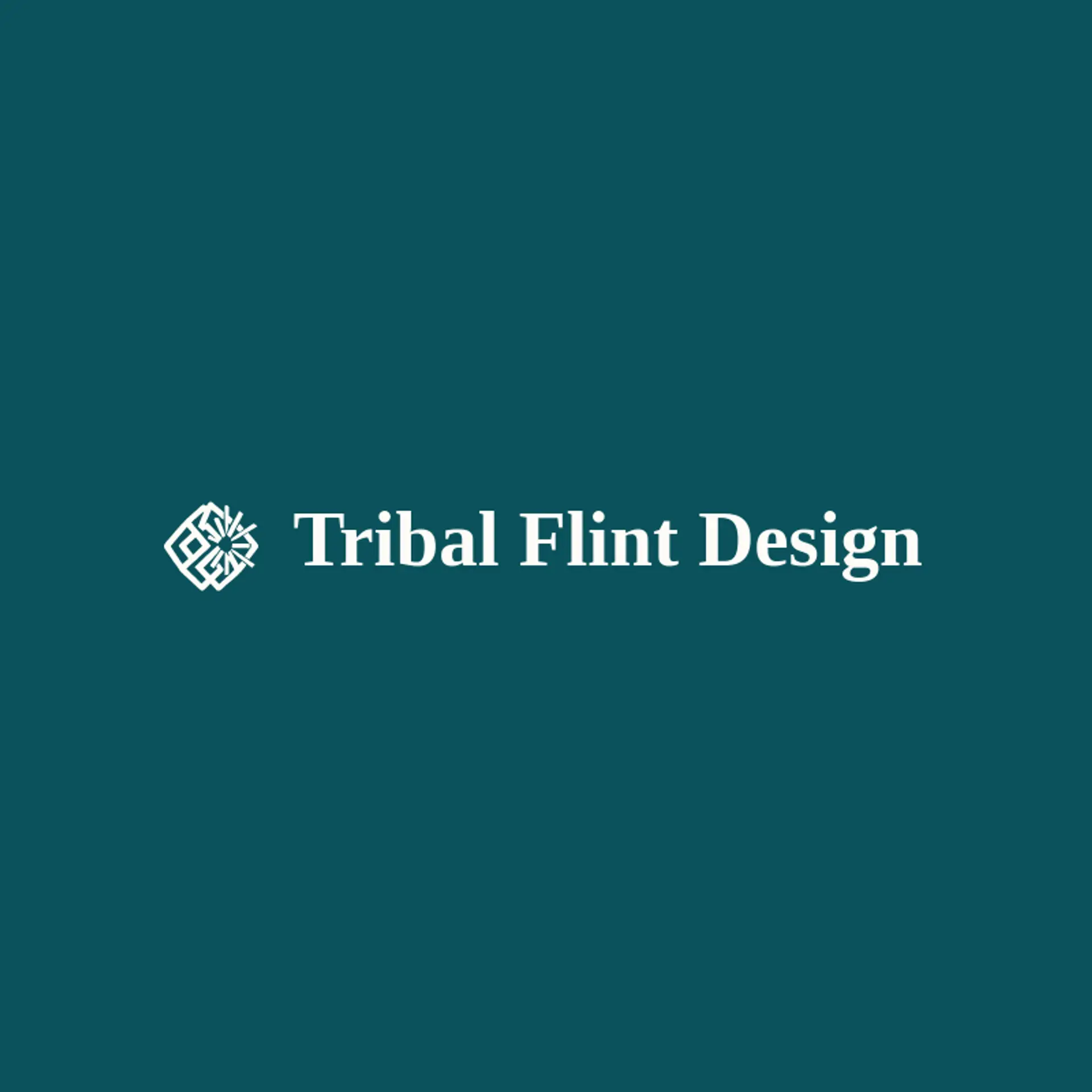 Tribal Flint Design logo for tribal