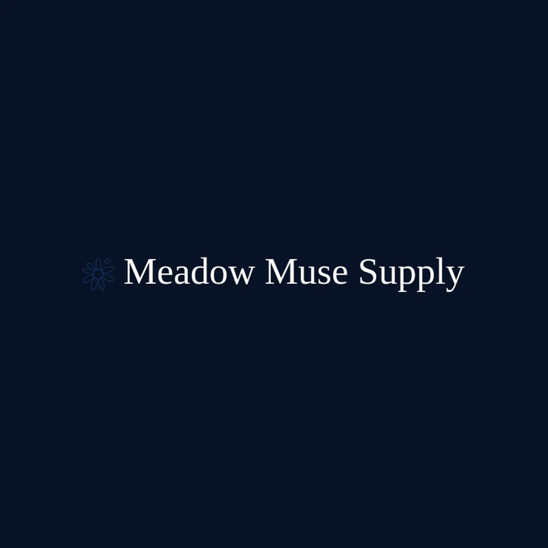 Meadow Muse Supply logo for wildflower