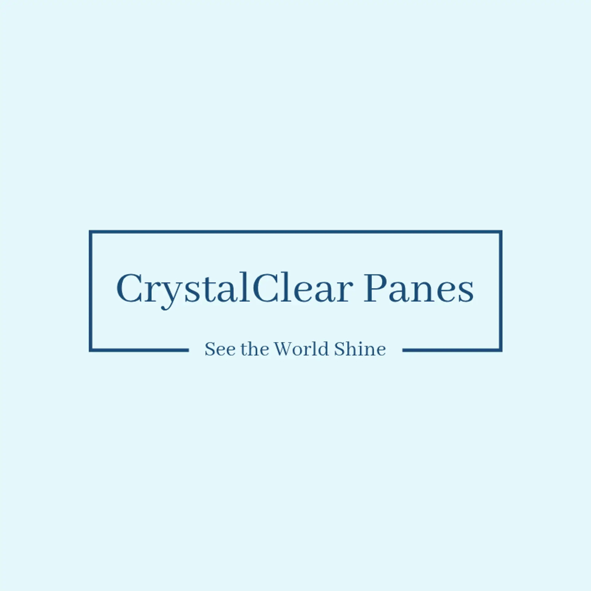 CrystalView Cleaners logo for window cleaning
