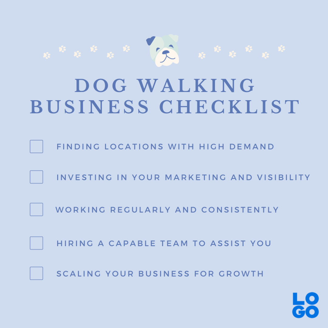 Dog walking business checklist