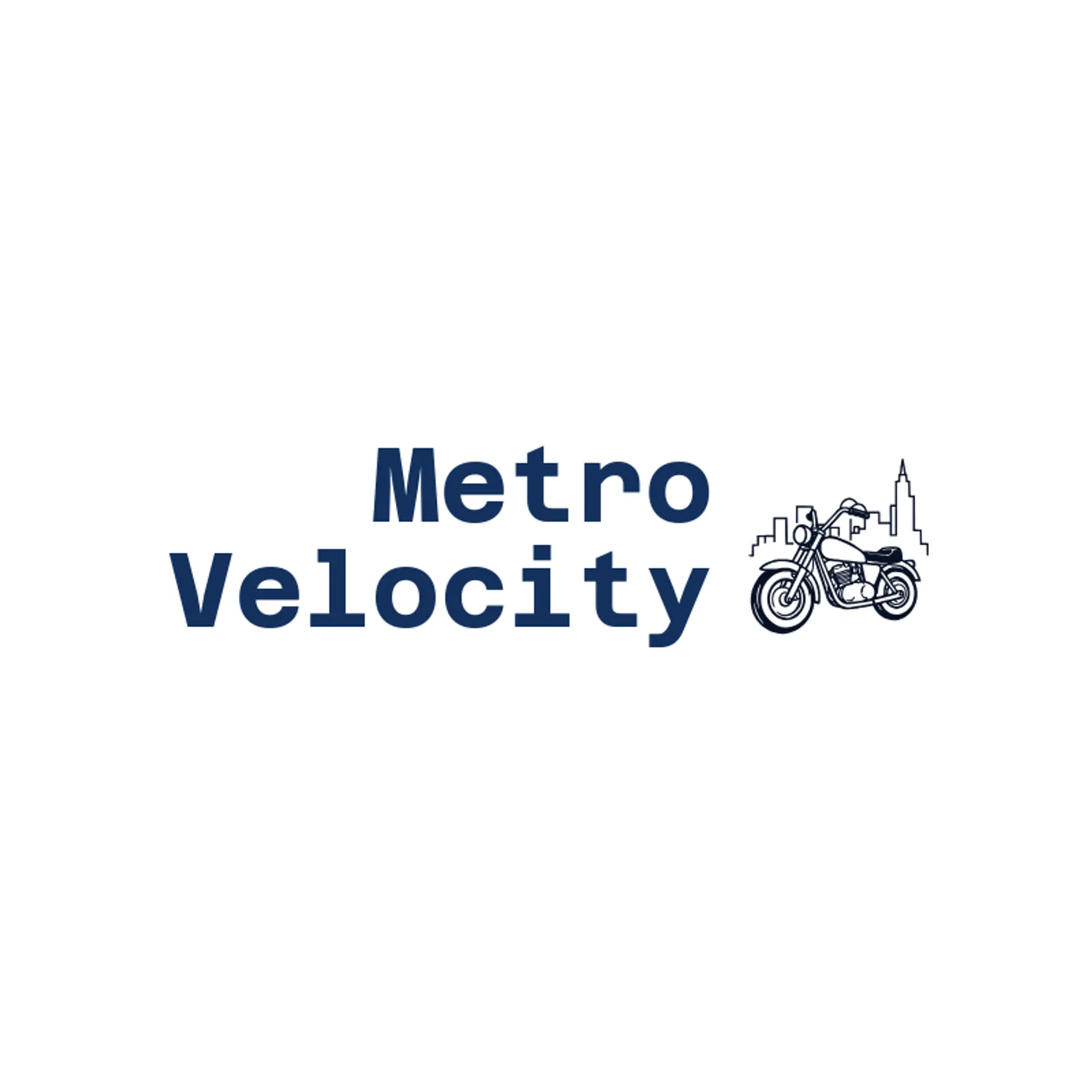 Metro Velocity logo for motorcycle