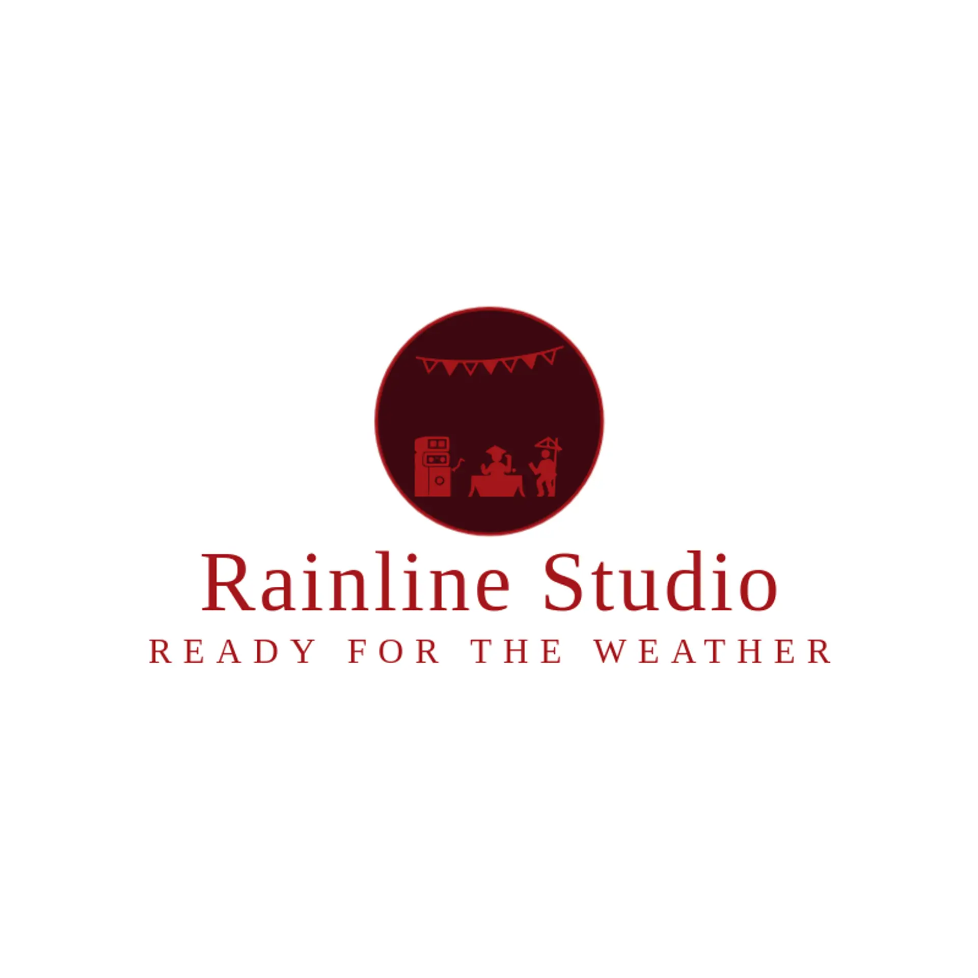 Rainline Studio logo for umbrella