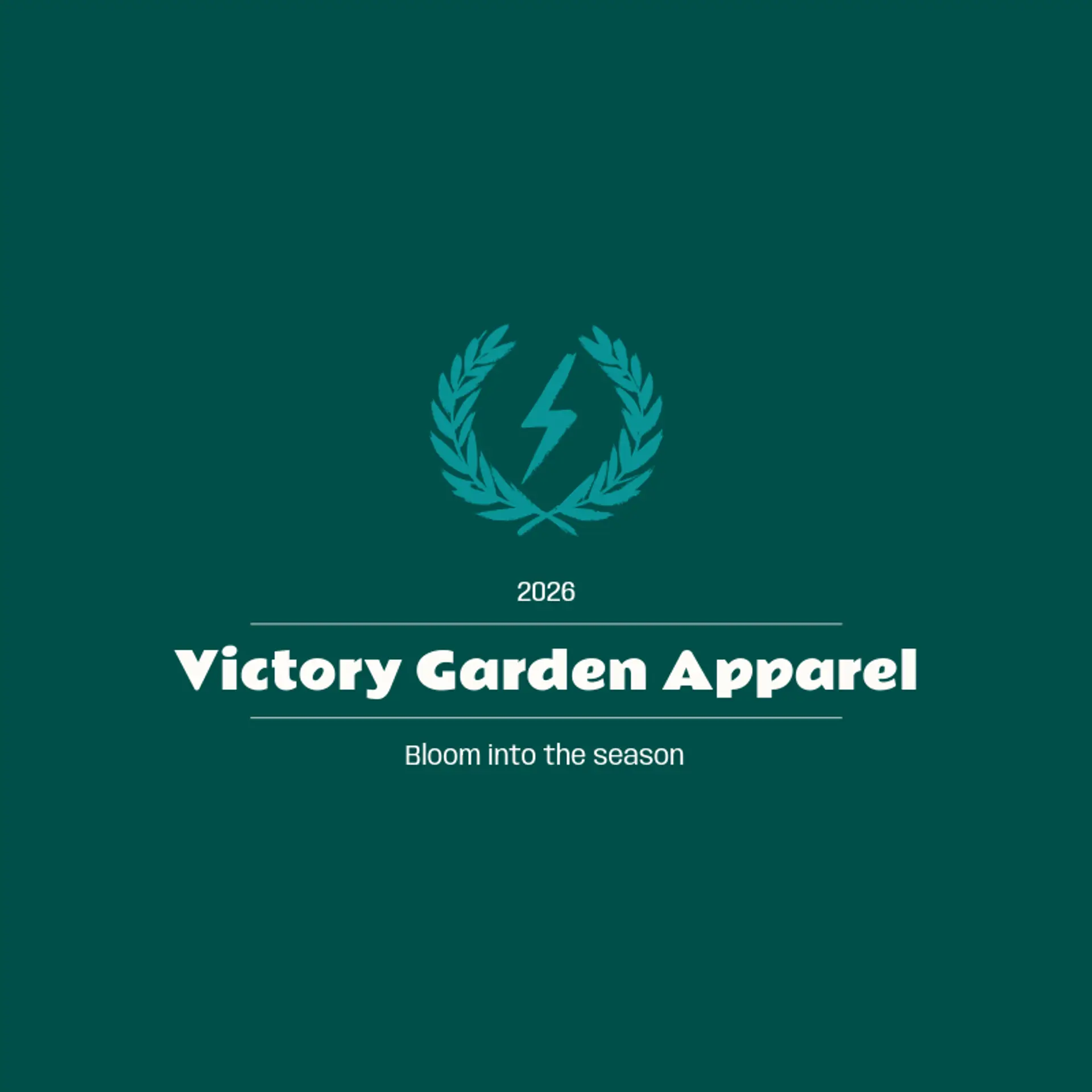 Victory Garden Apparel logo for jersey