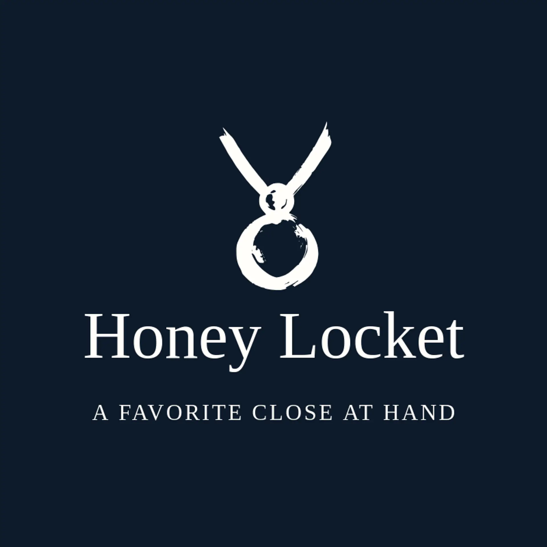 Honey Locket logo for necklace