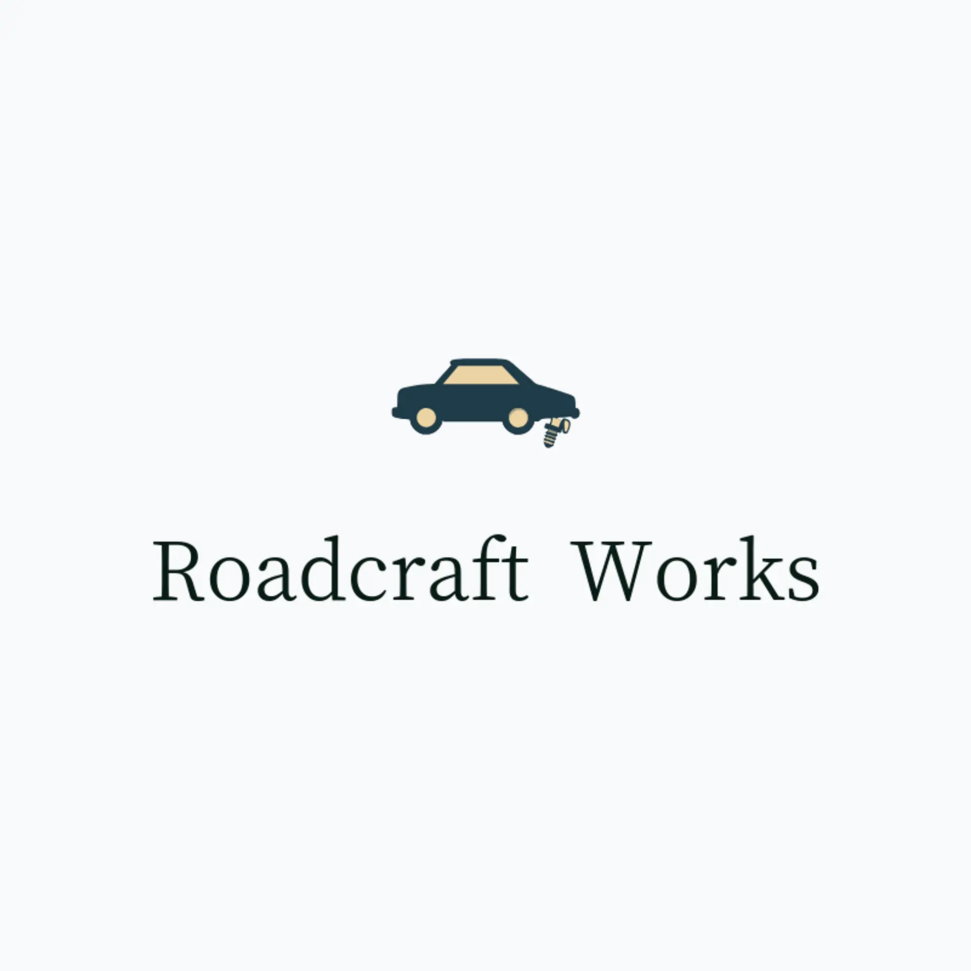 Roadcraft Works logo for motor shop