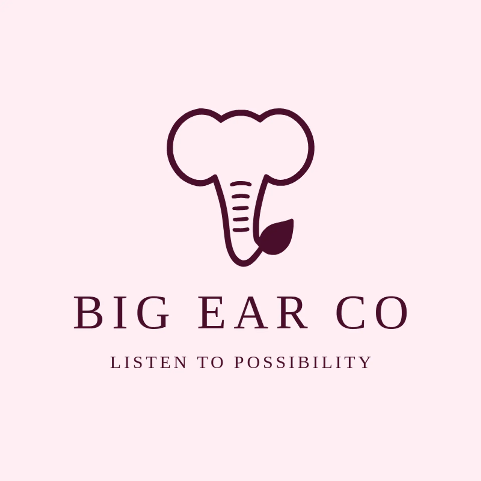 Big Ear Co logo for elephant