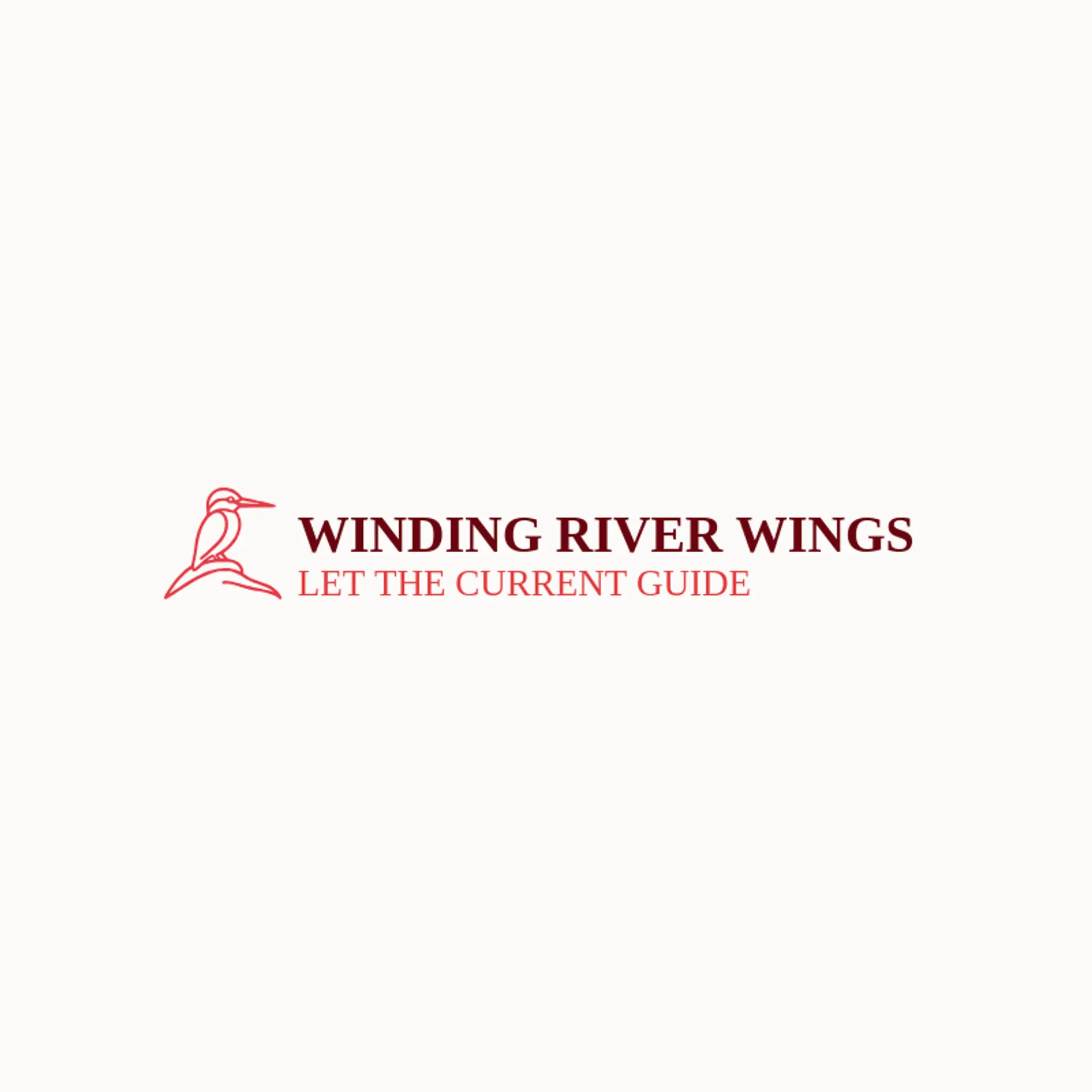 Winding River Wings logo for hood