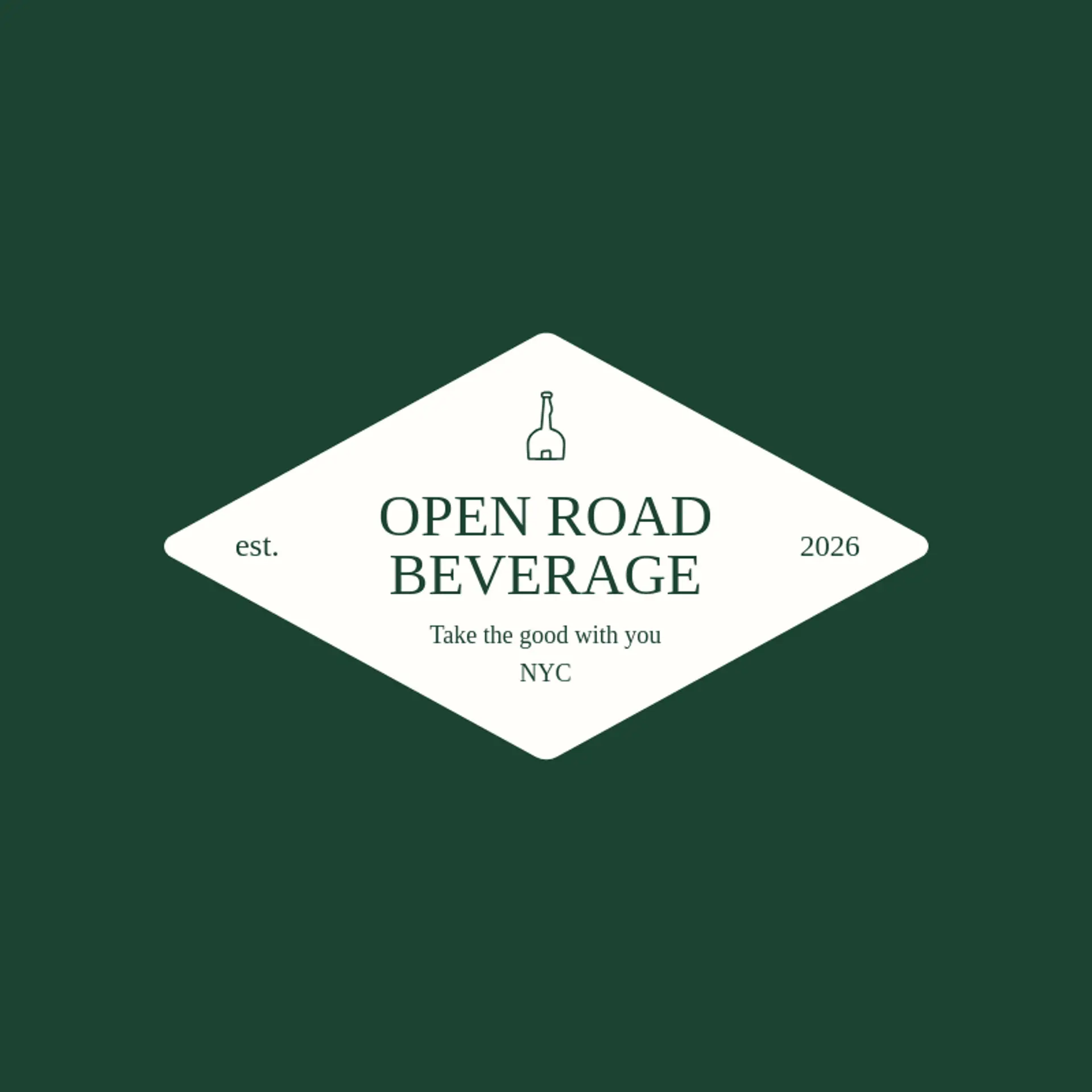 Open Road Beverage logo for factory