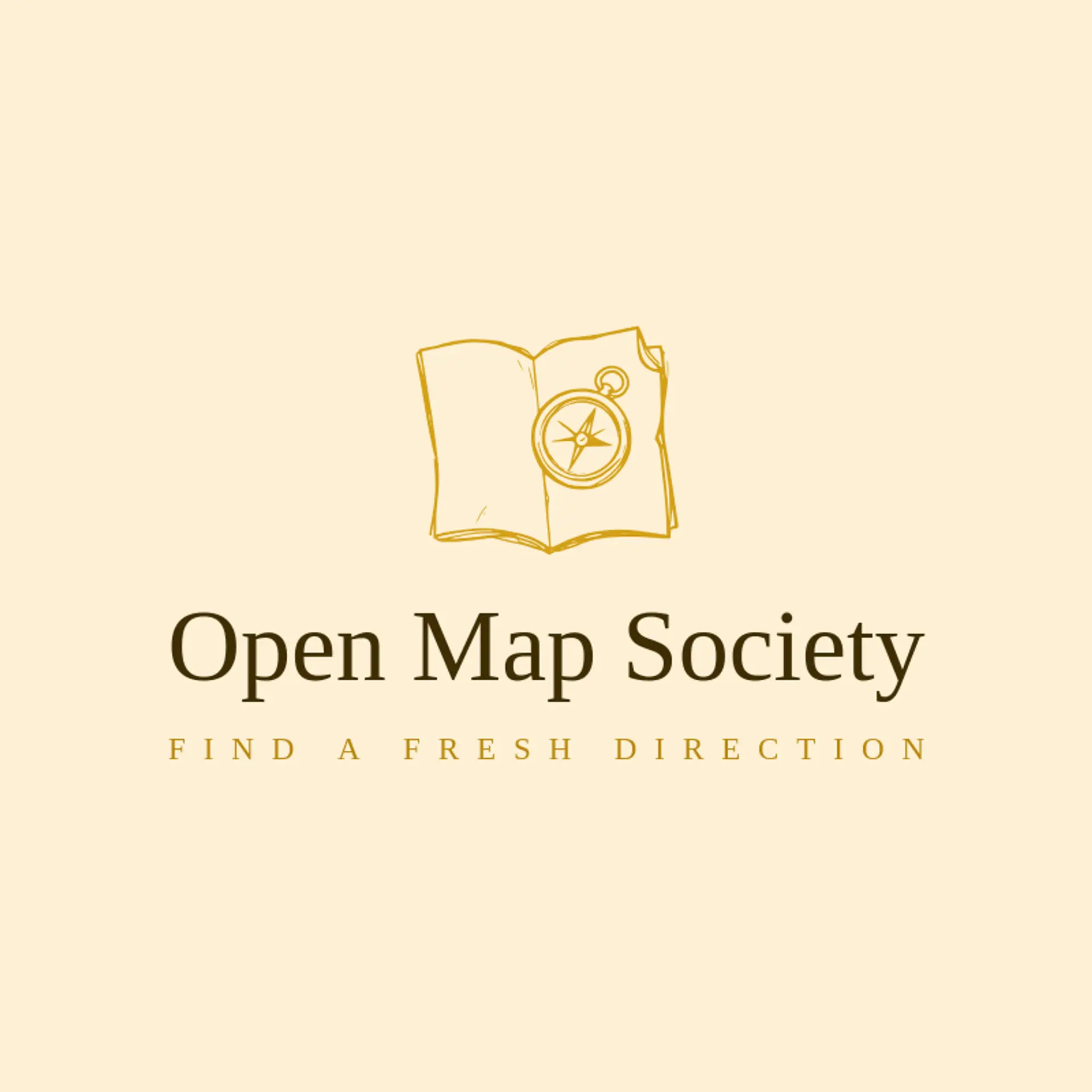 Open Map Society logo for road trip
