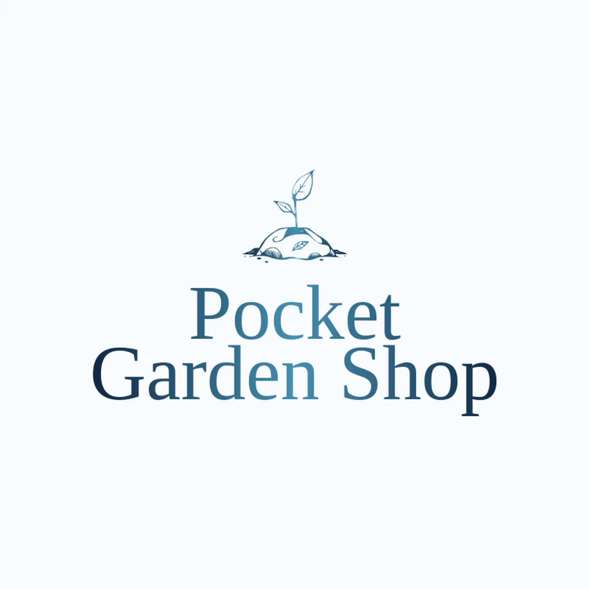 Pocket Garden Shop logo for sprout