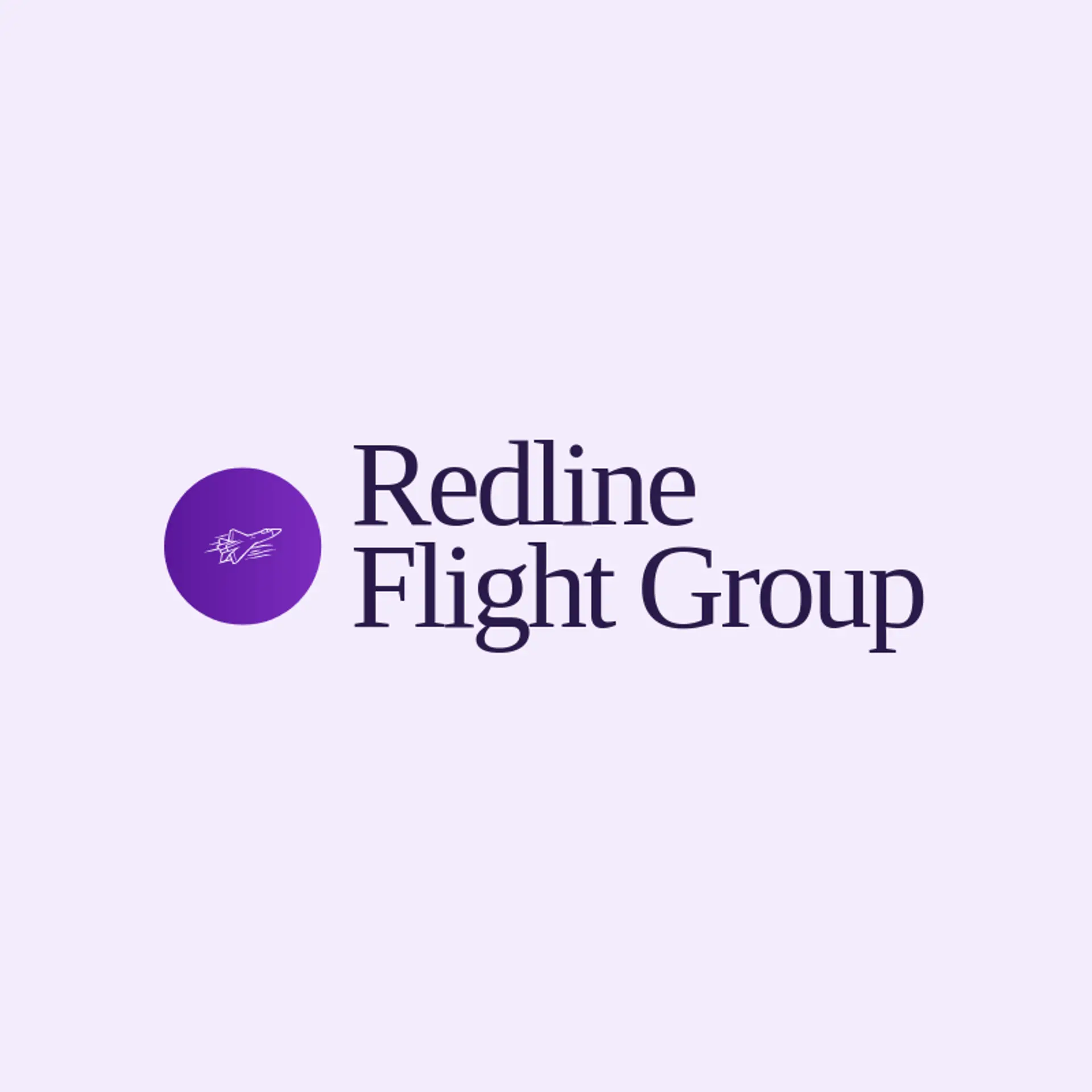 Redline Flight Group logo for air force