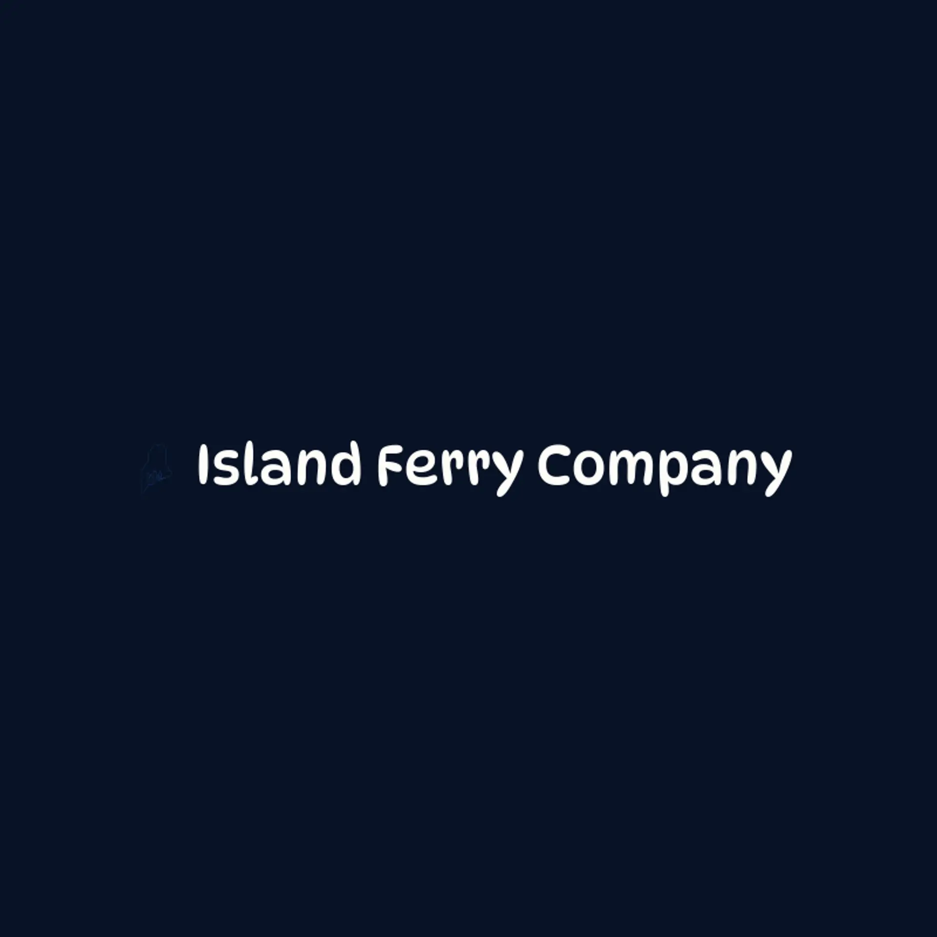 Island Ferry Company logo for maine
