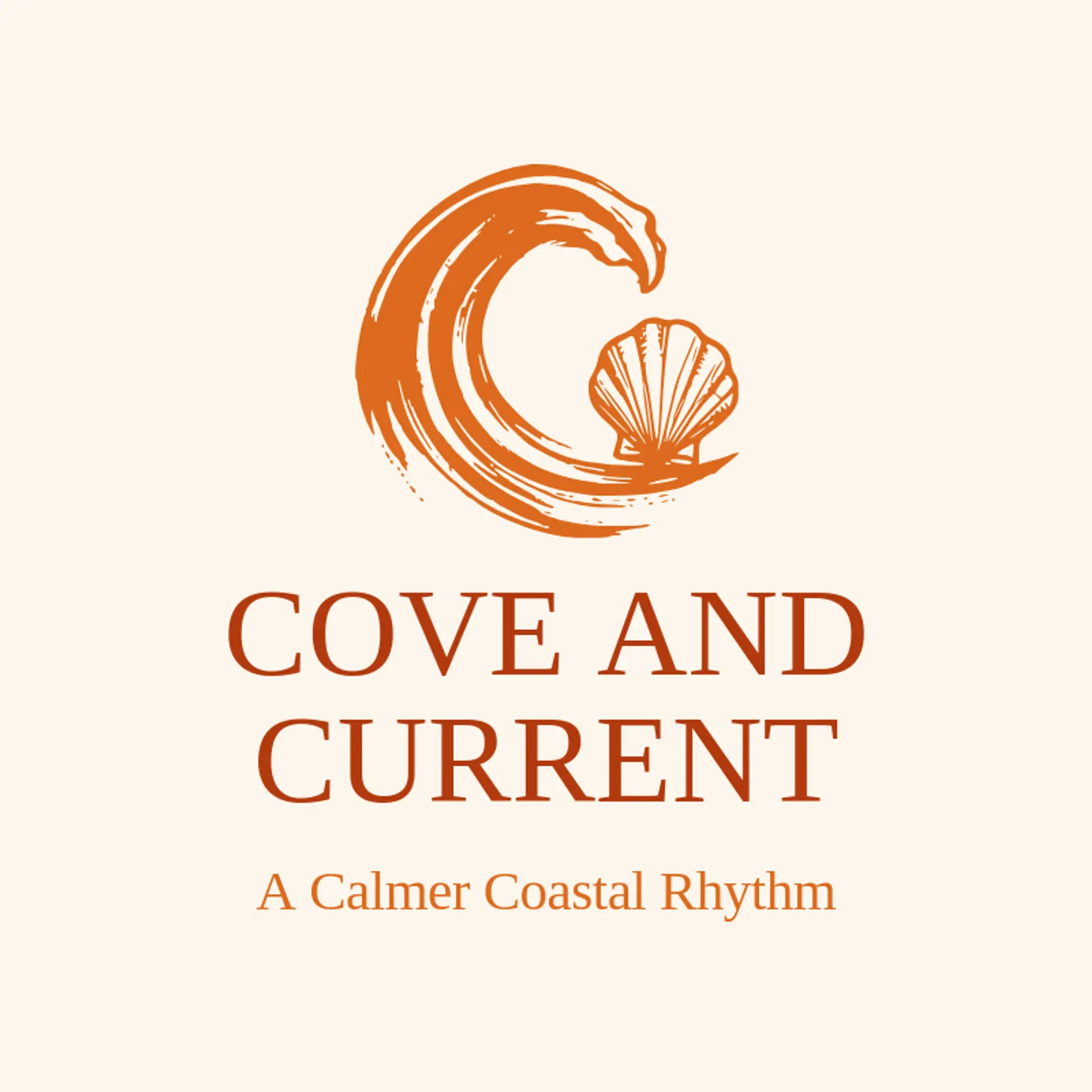 Cove and Current logo for ocean