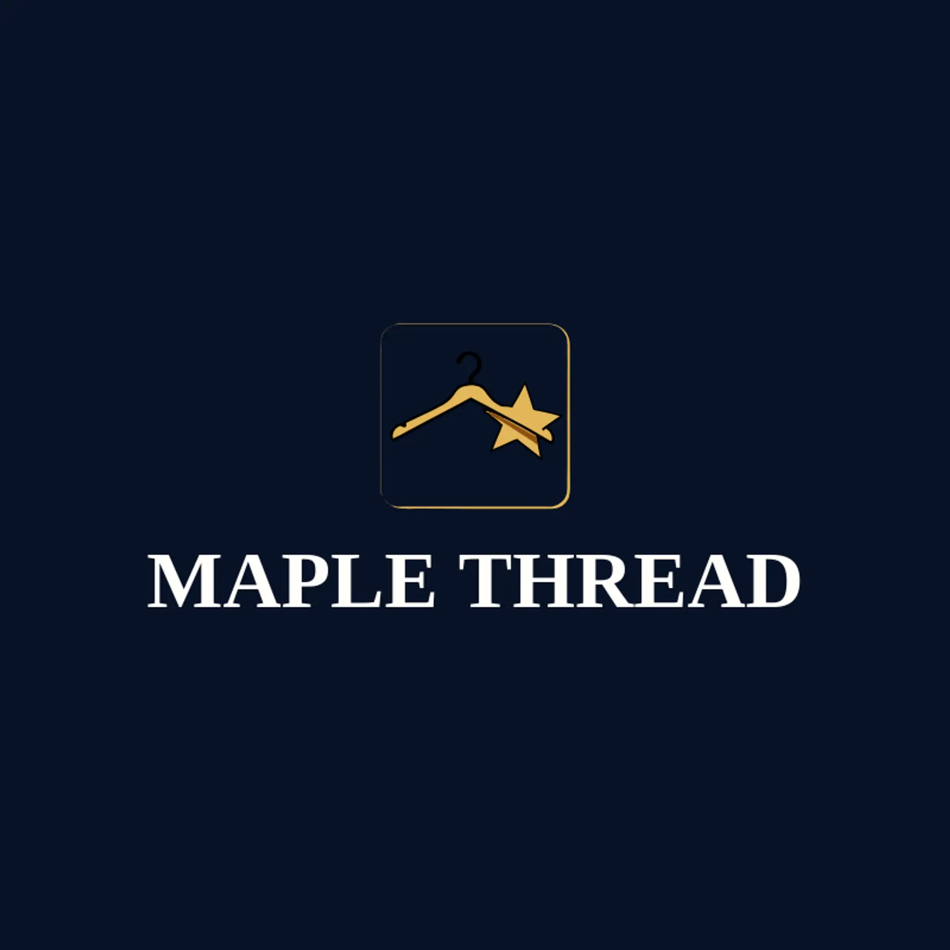 Maple Thread logo for clothing store
