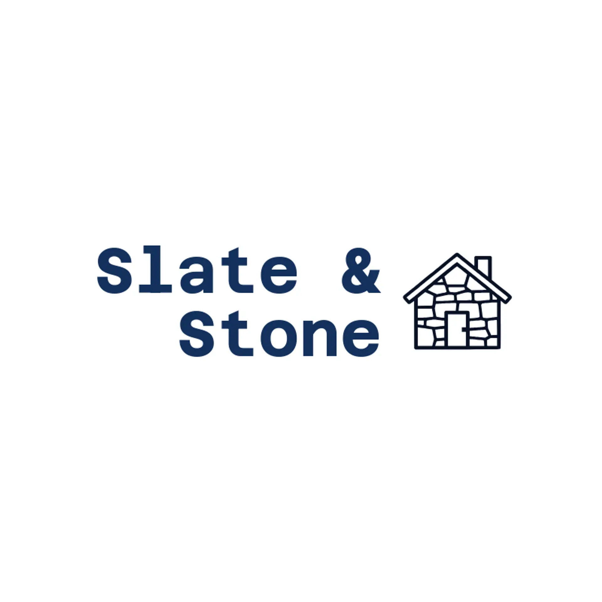Slate & Stone logo for house