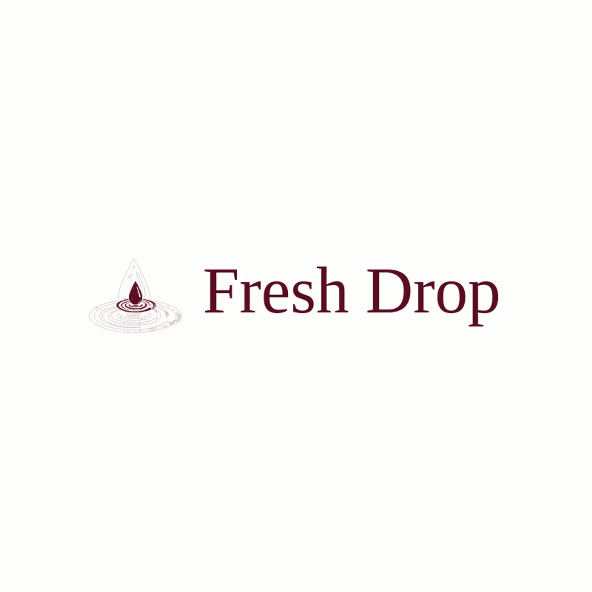 Fresh Drop logo for spring