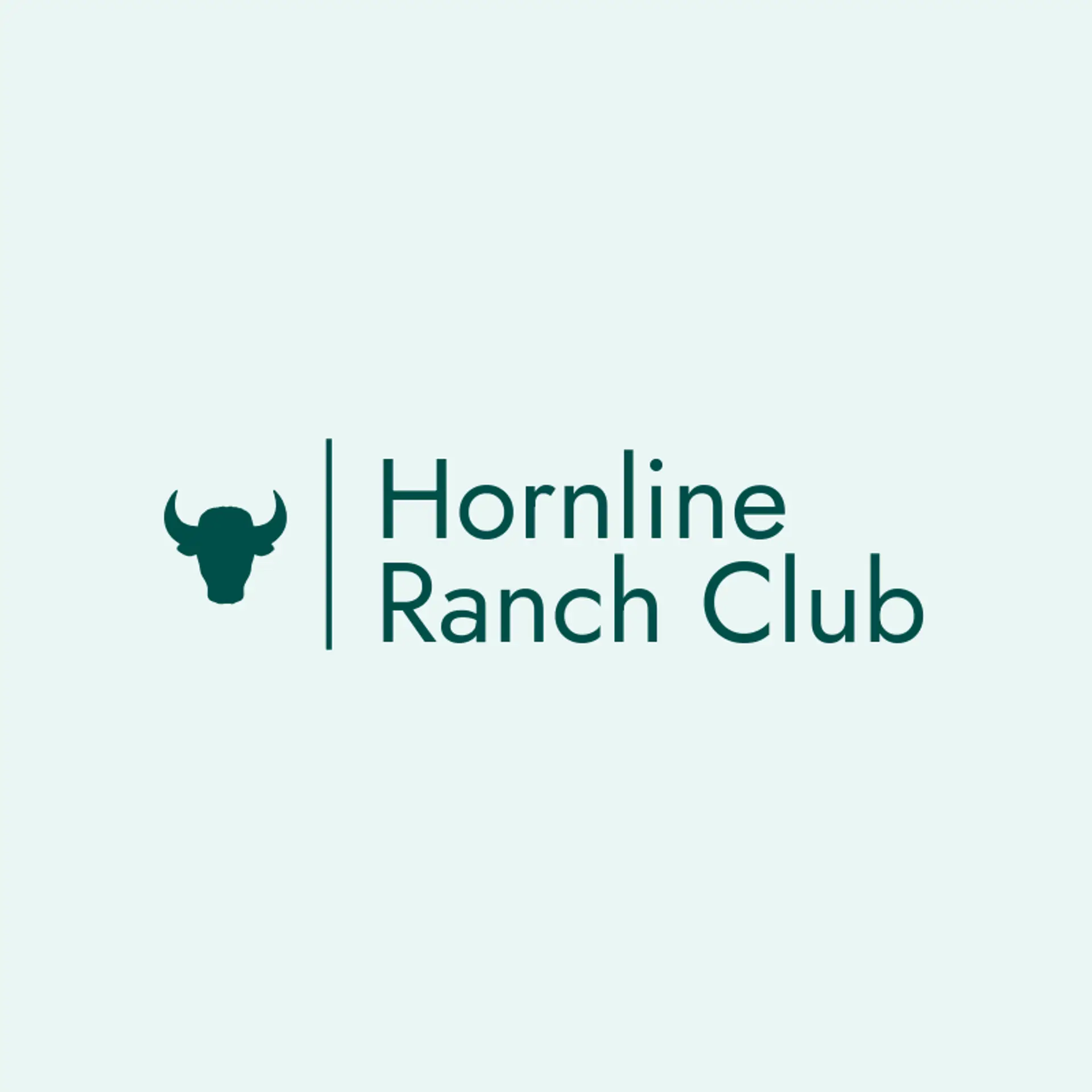 Hornline Ranch Club logo for bison