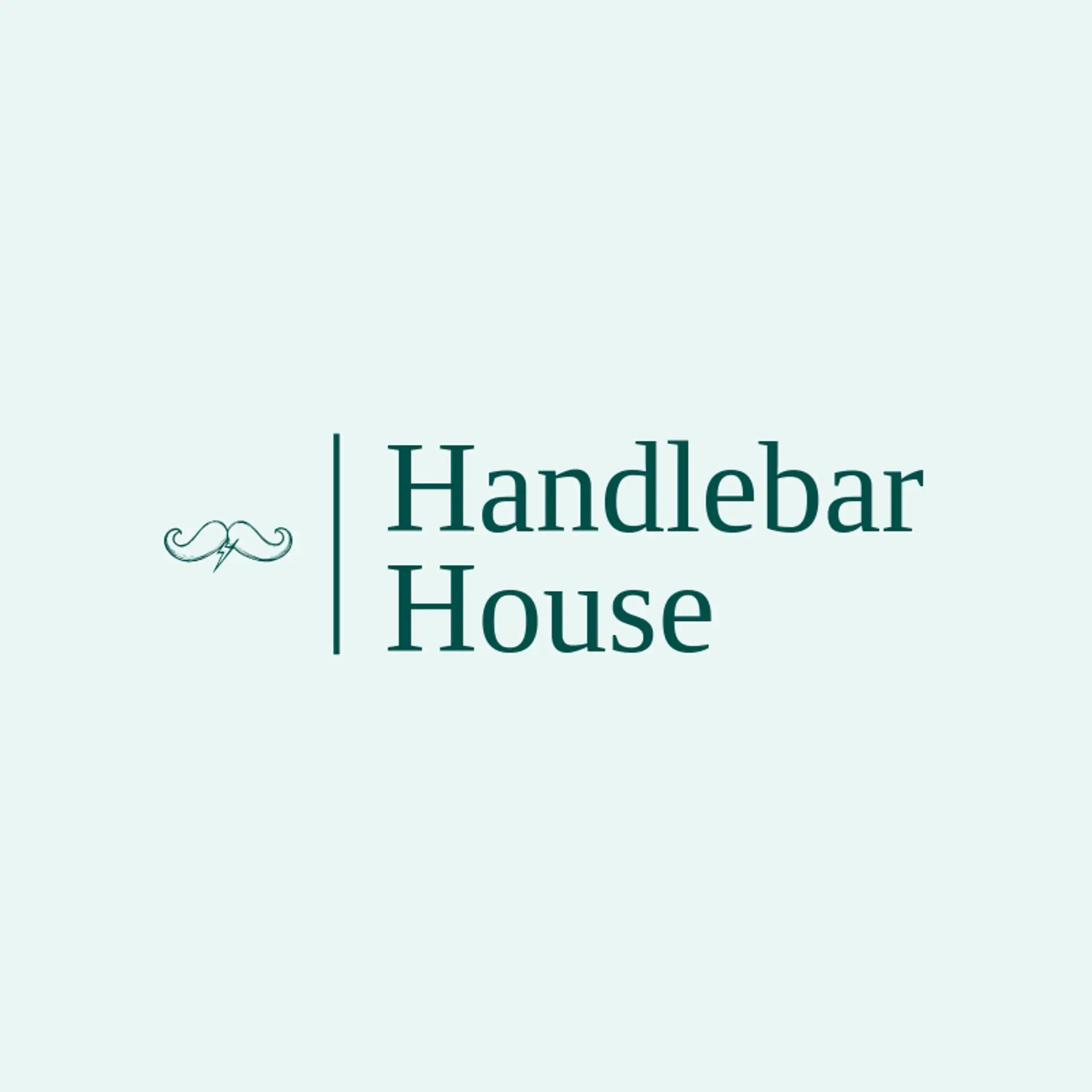 Handlebar House logo for barbershop