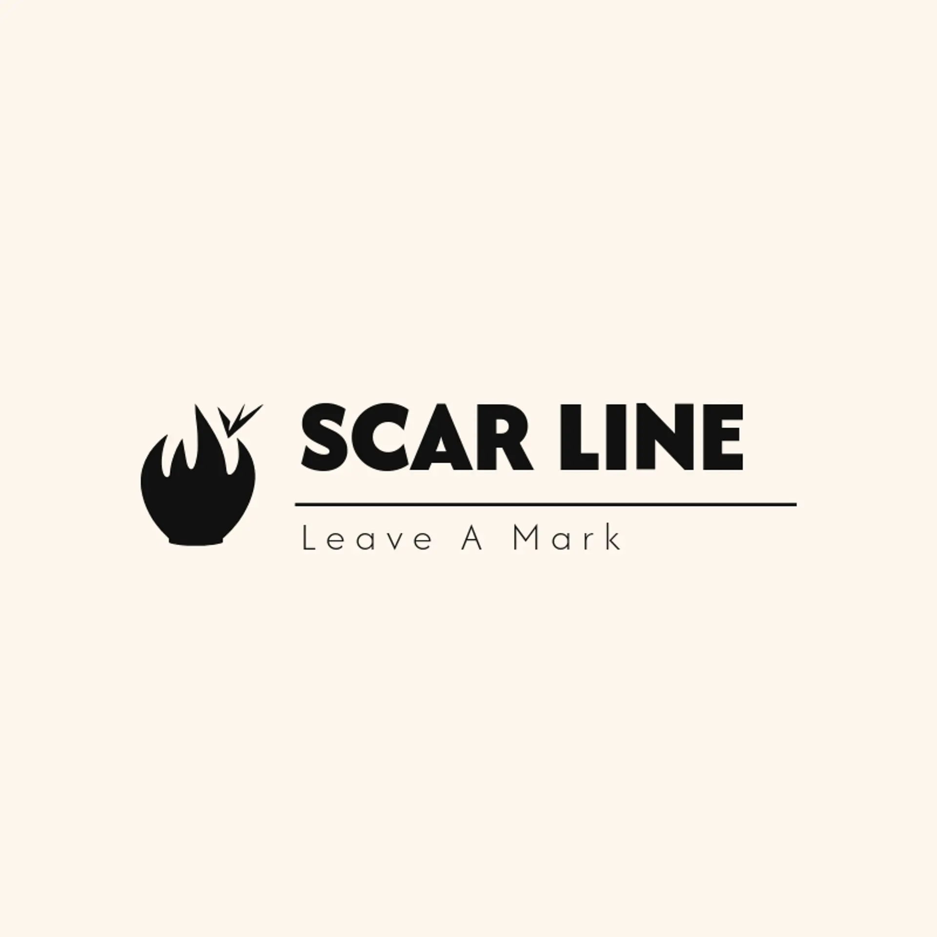 Scar Line logo for danger