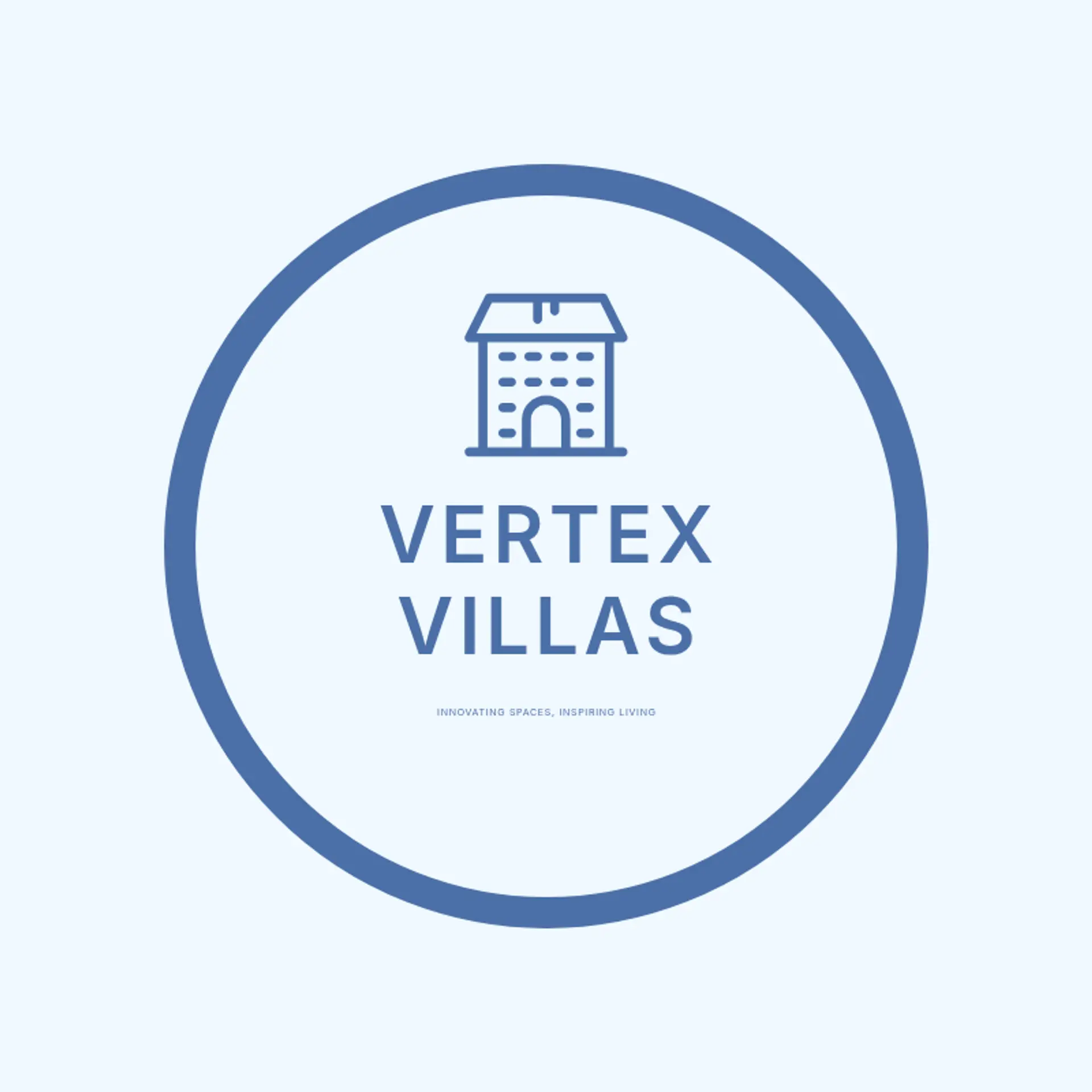 Vertex Villas logo for creative real estate