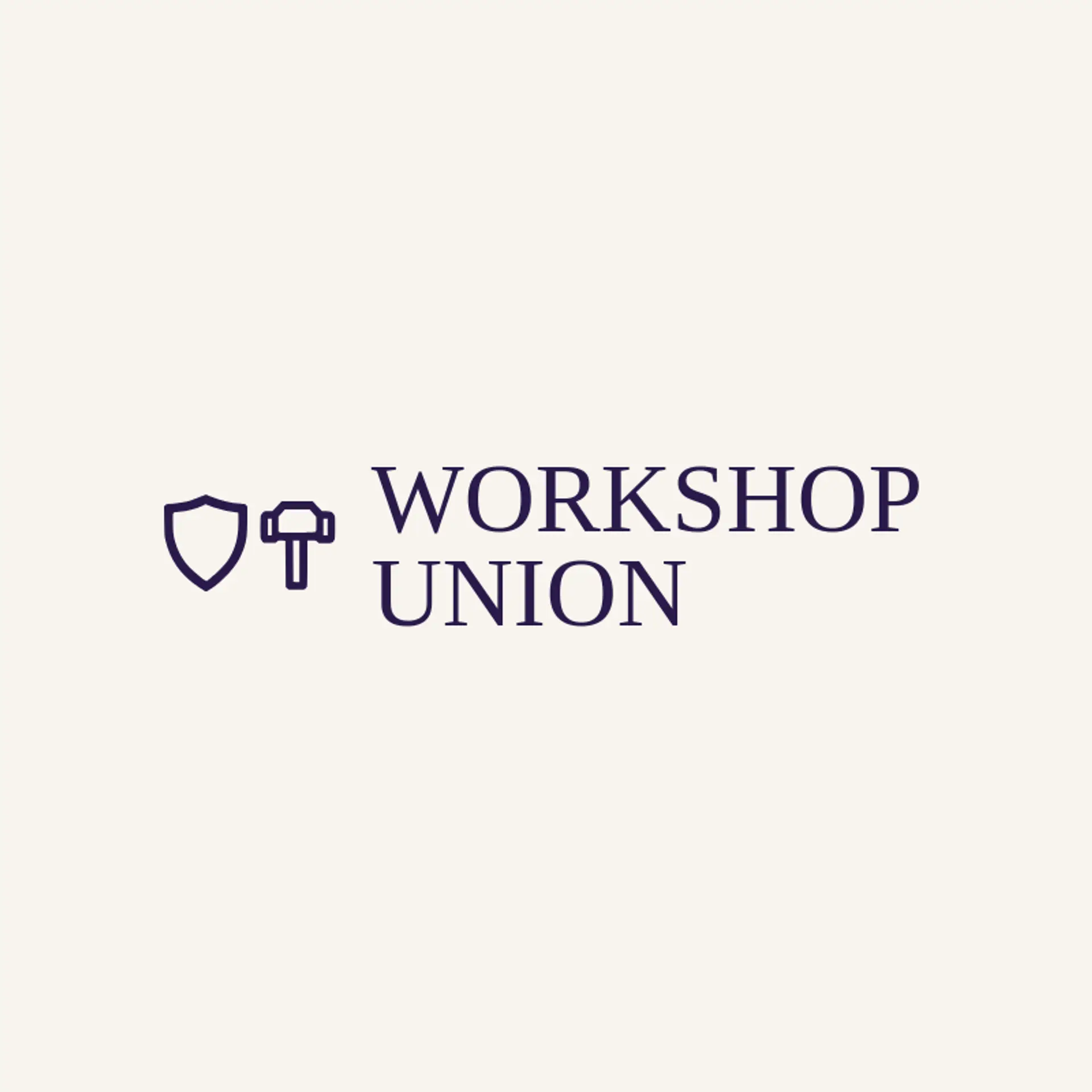 Workshop Union logo for hammer