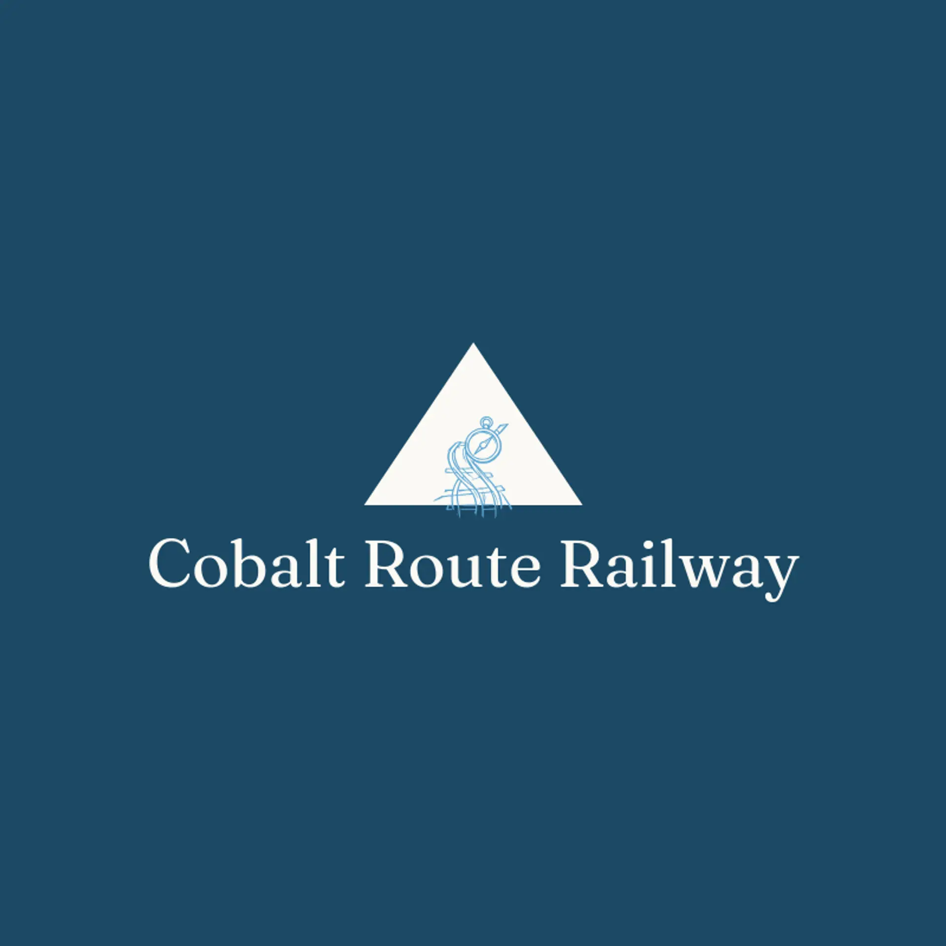 Cobalt Route Railway logo for railway