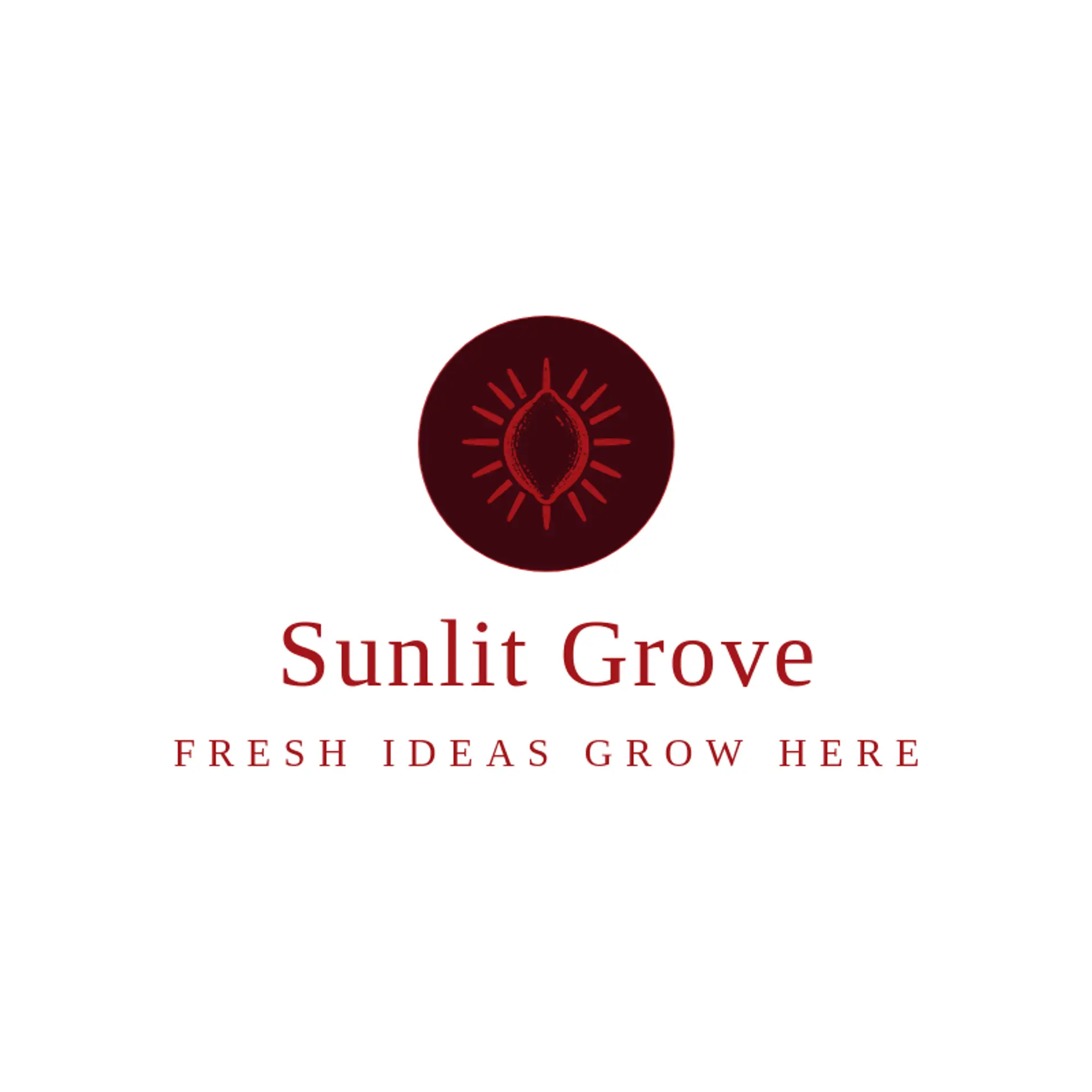 Sunlit Grove logo for lemon