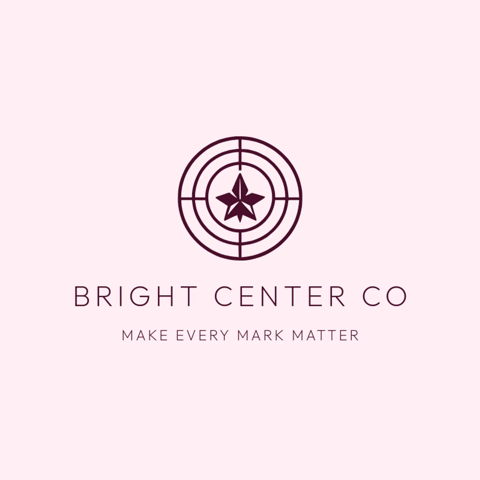 Bright Center Co logo for bullseye
