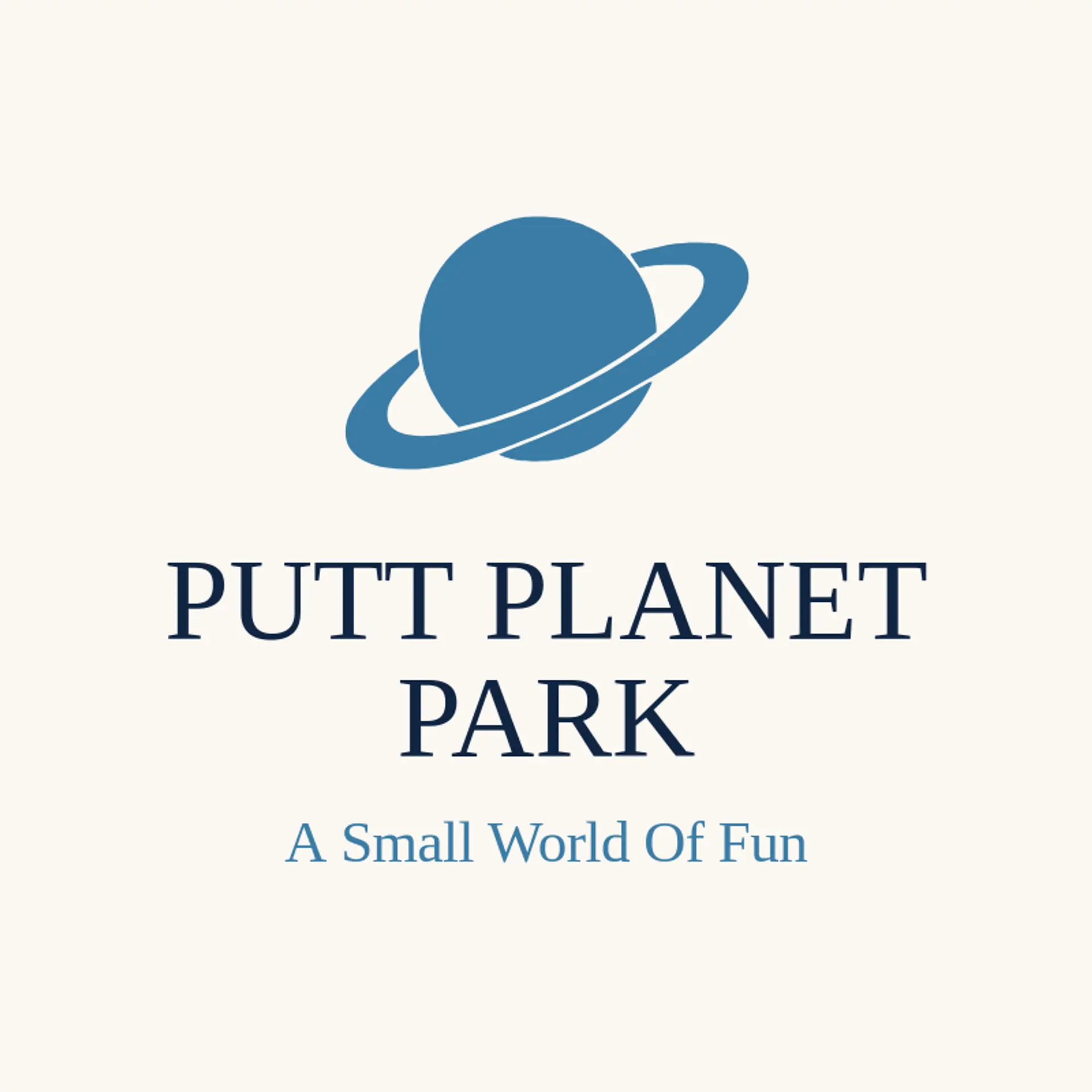 Putt Planet Park logo for mini golf