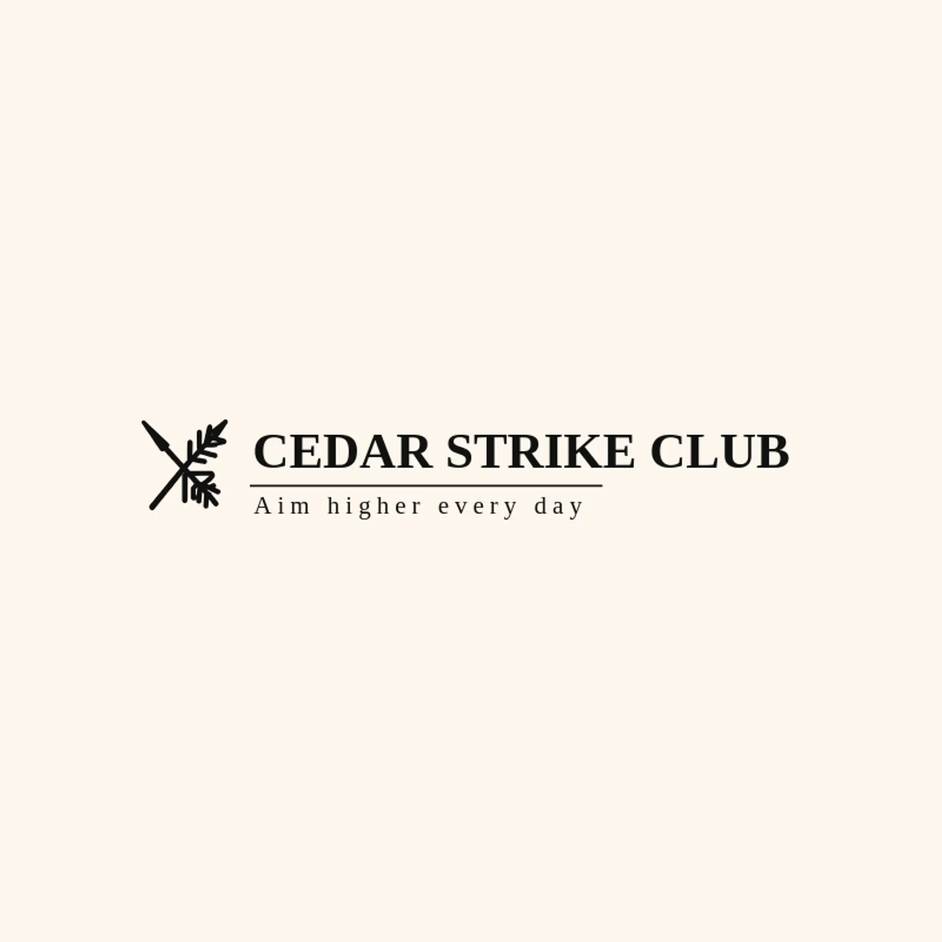 Cedar Strike Club logo for spear