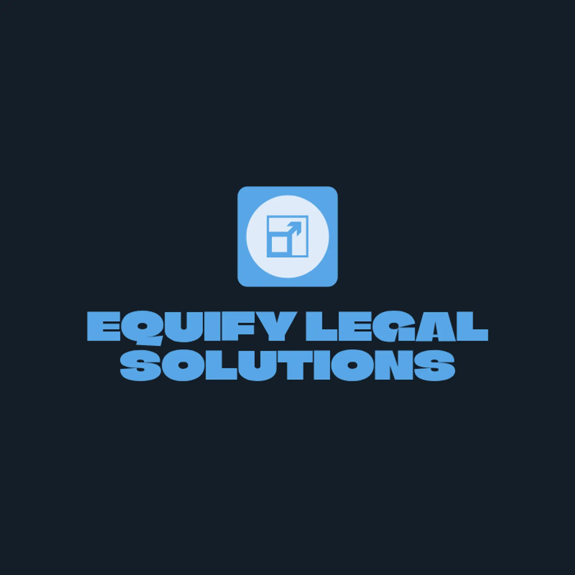 Equify Legal Solutions logo for law office