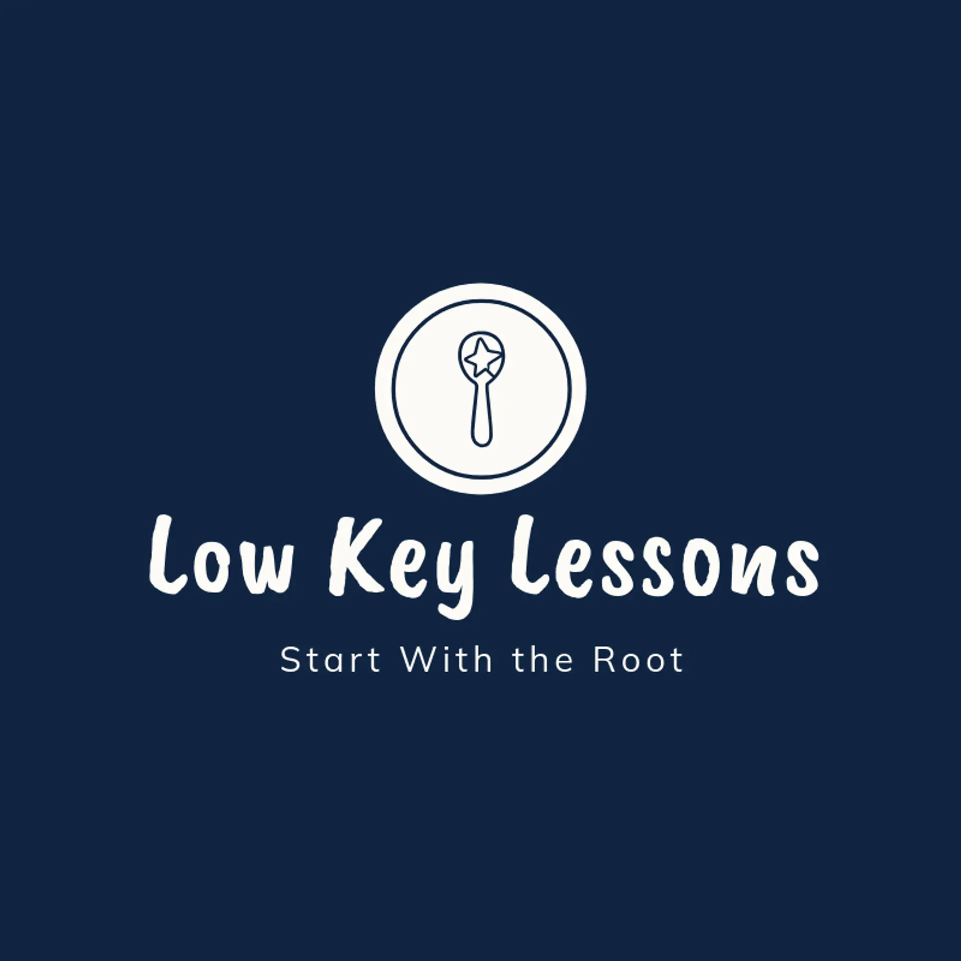 Low Key Lessons logo for bass